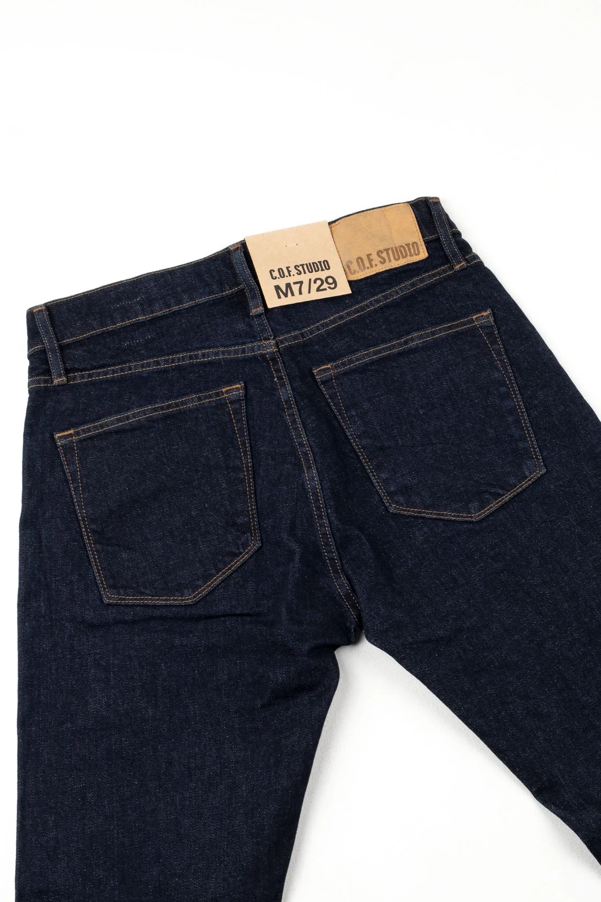 C.O.F. Studio M7 Tapered Comfort Indigo Rinsed Denim