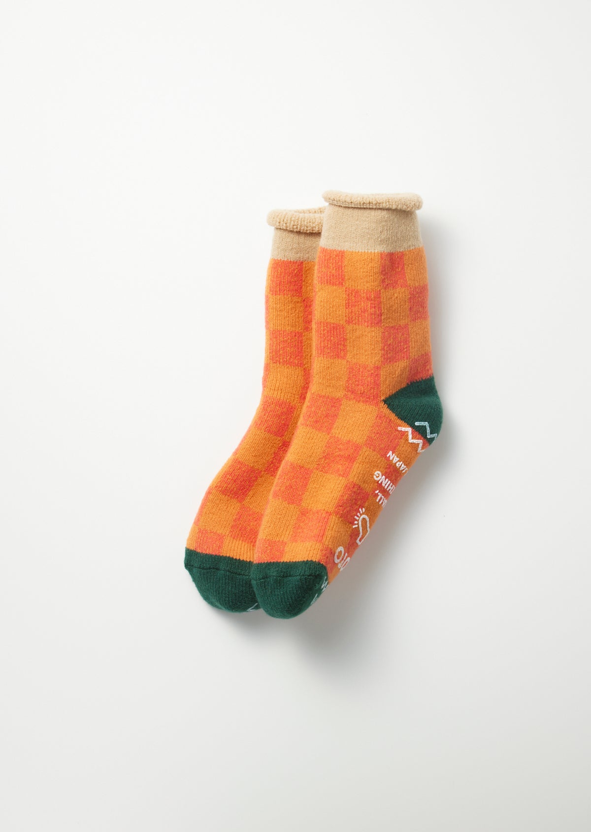 Rototo Checkerboard Pile Room Socks