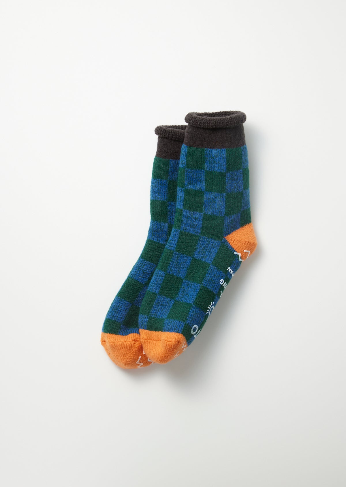 Rototo Checkerboard Pile Room Socks