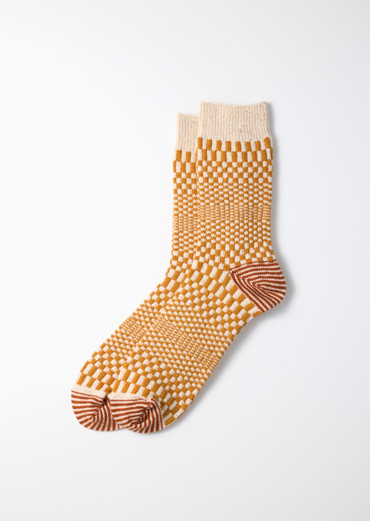 ROTOTO Warped Checker Sock