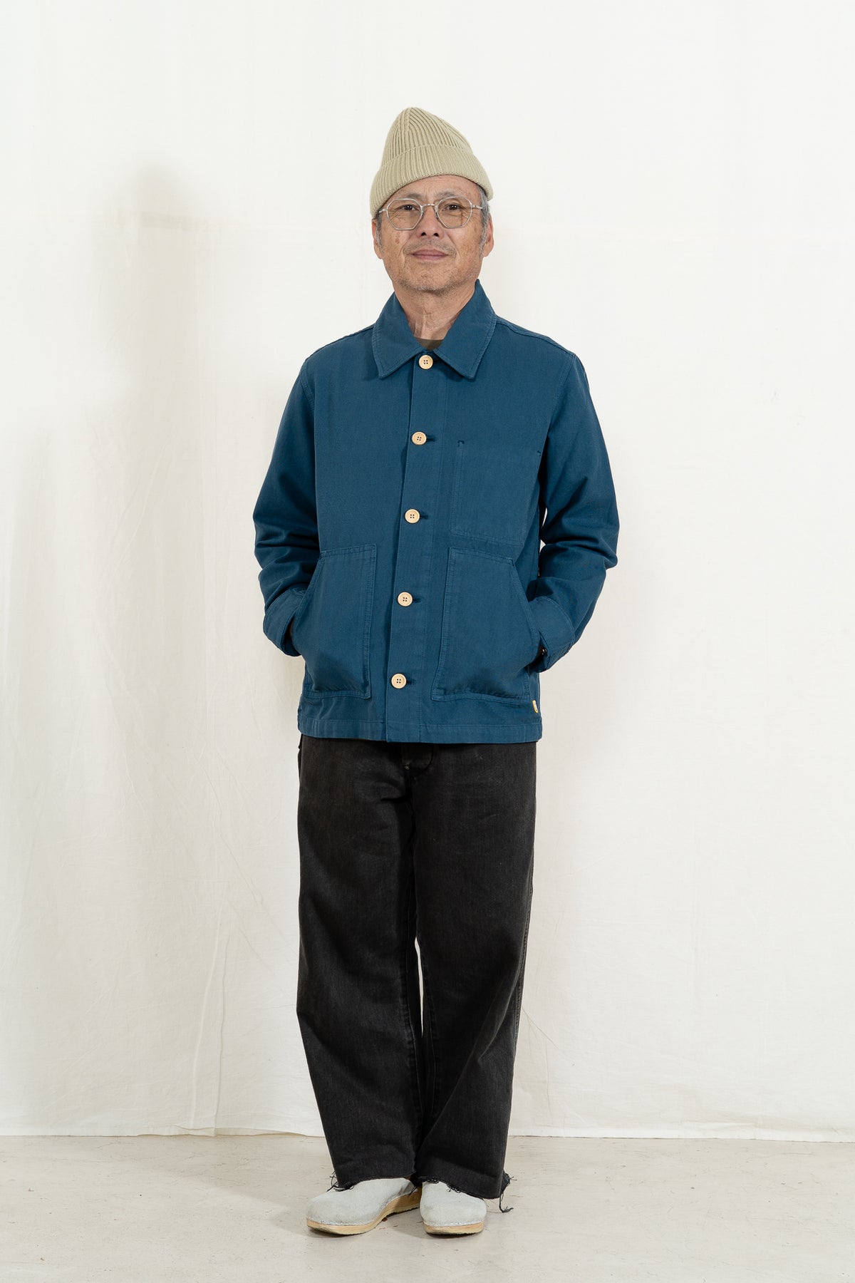 Armor Lux Men's Fisherman Jacket in Teal