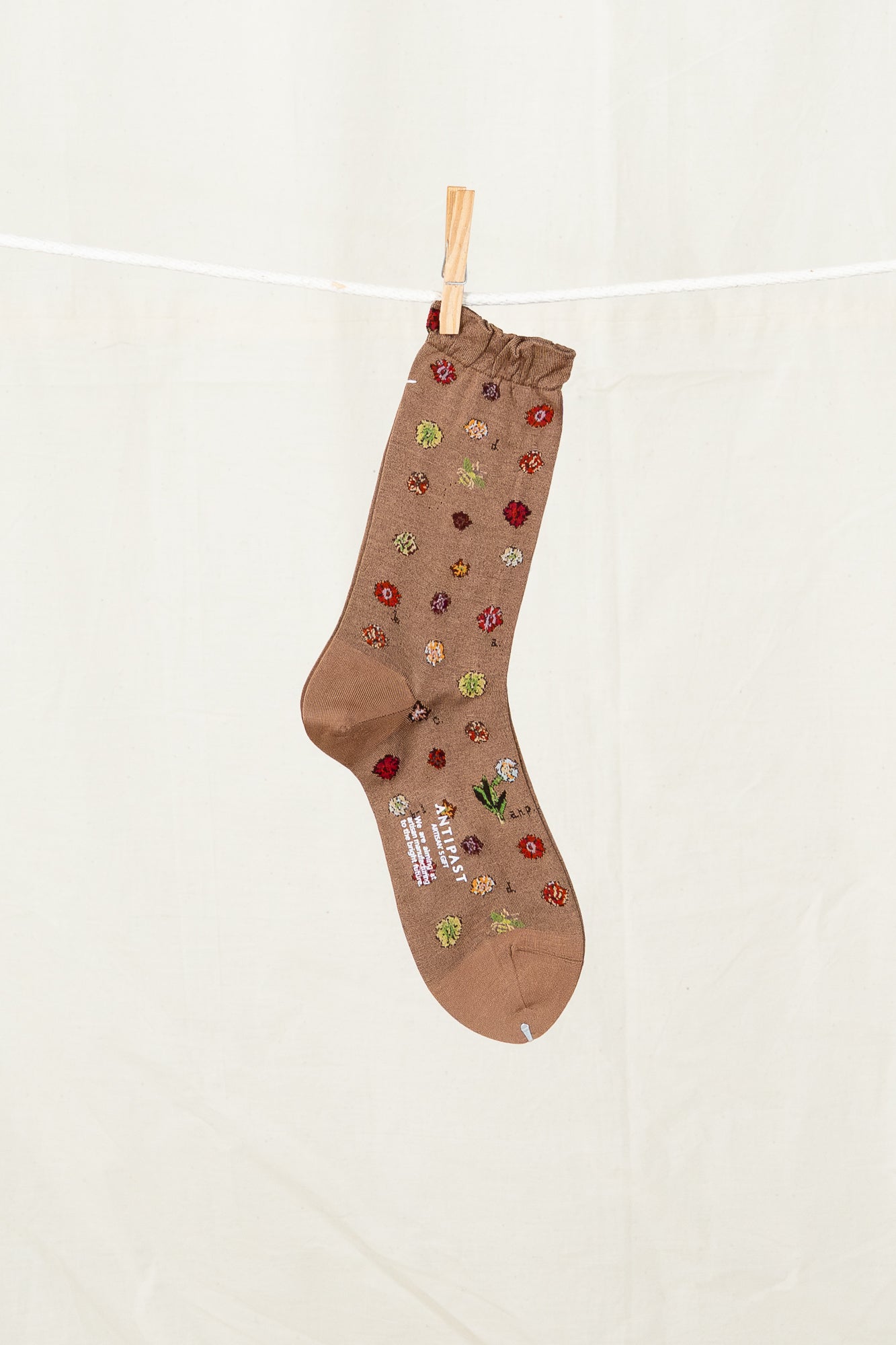 Antipast Women's Polka Flower Socks
