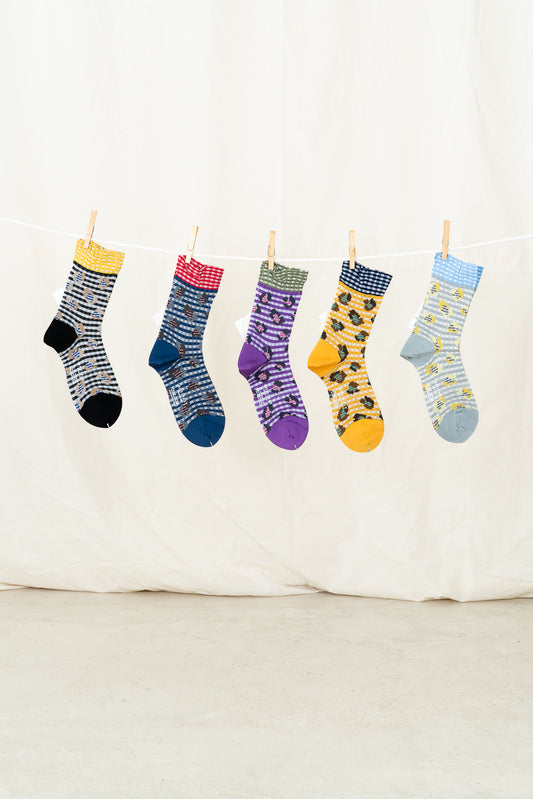 Antipast Women's Jungle Check Socks