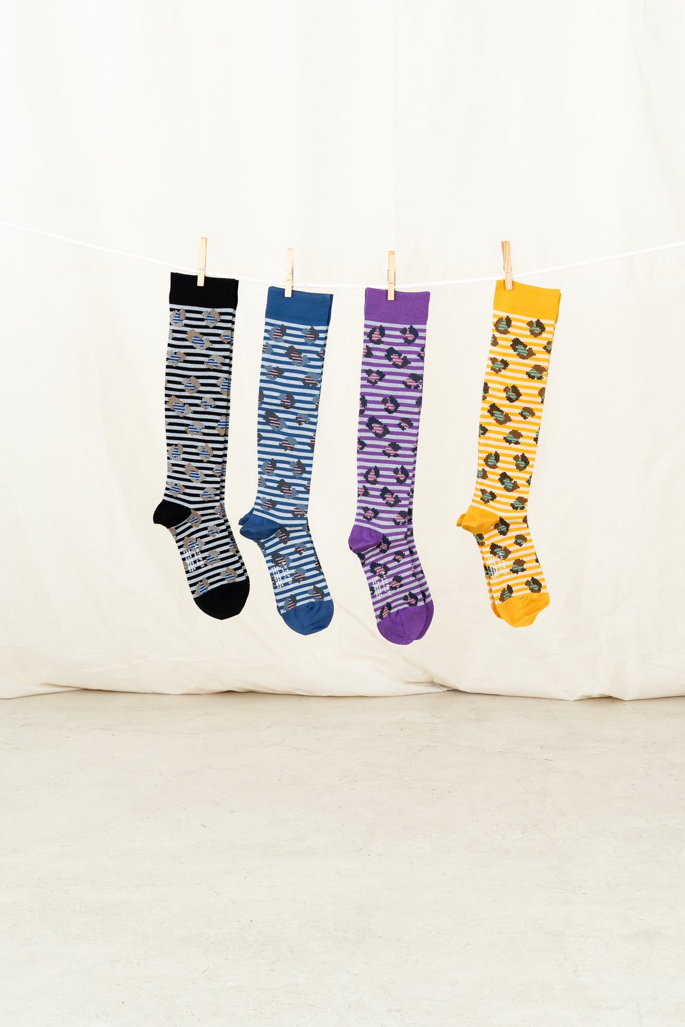 Antipast Women's Jungle Check Compression Knee High