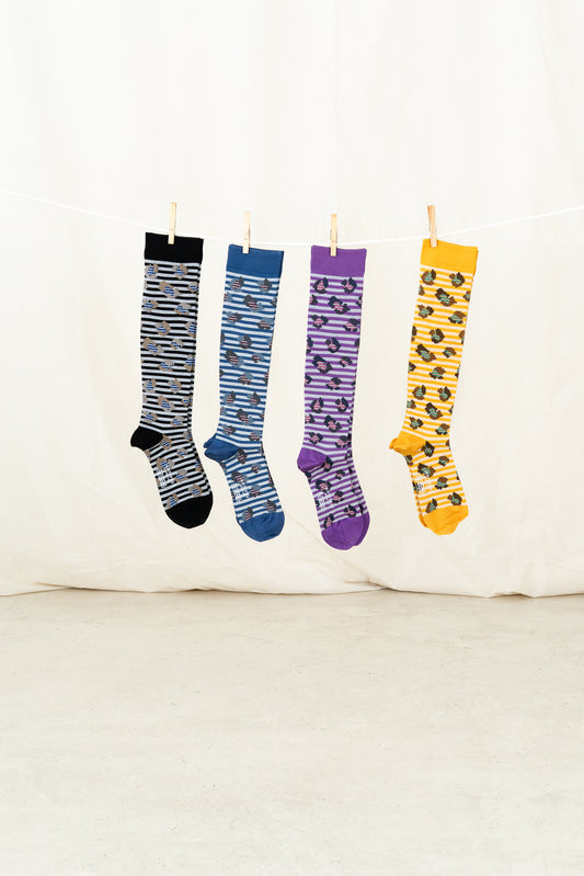 Antipast Women's Jungle Check Compression Knee High