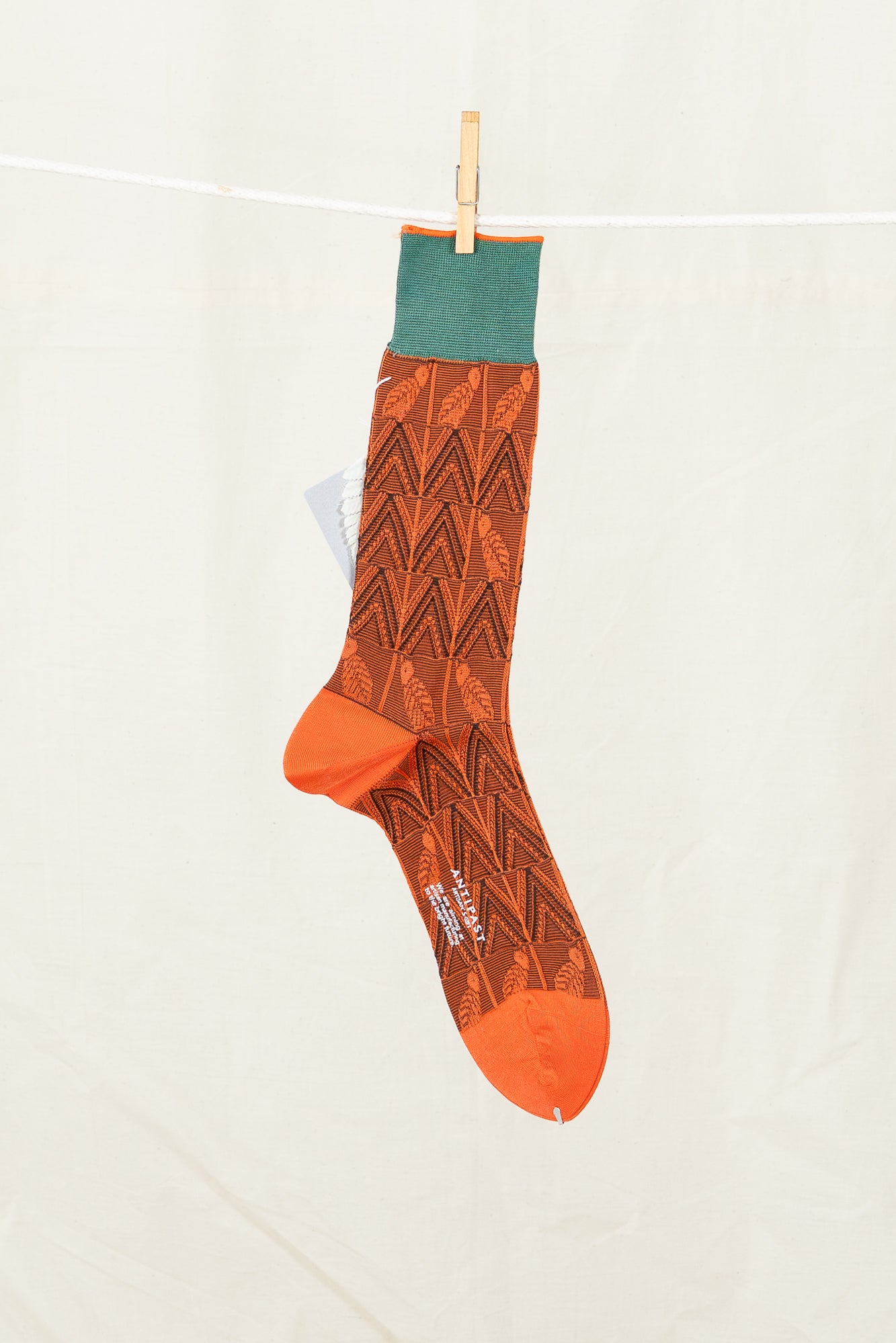 Antipast Men's Leaf Bird Socks