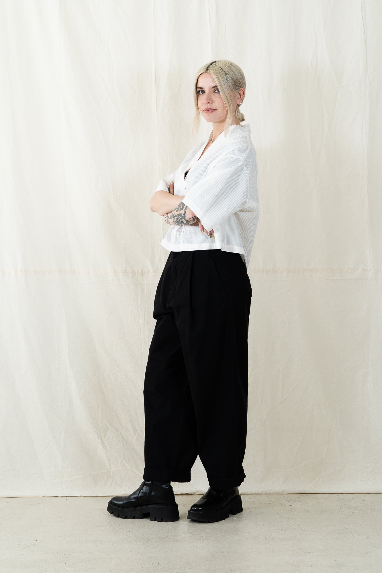 Girls of Dust Stripe Sucker Toku Top