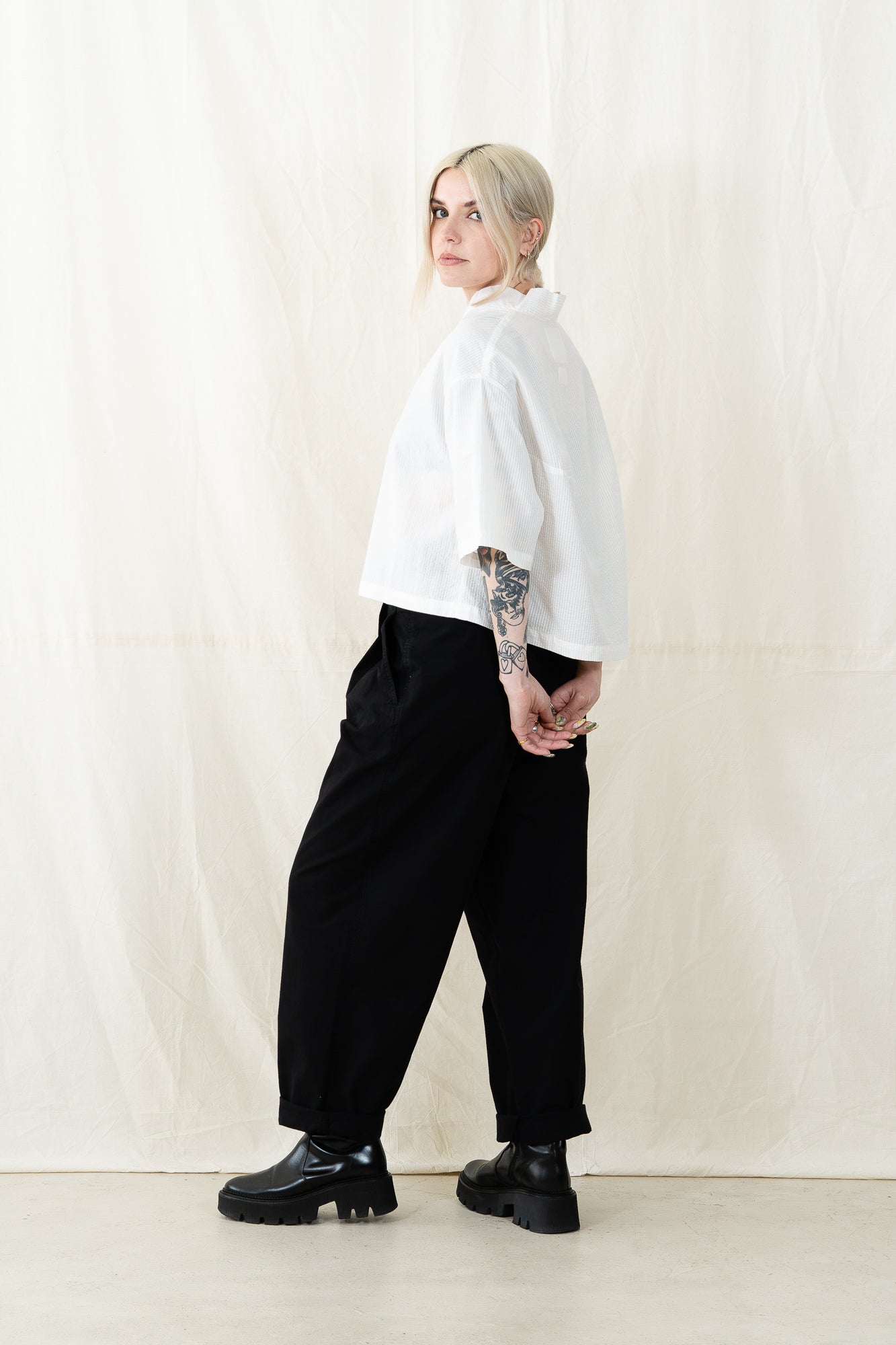 Girls of Dust Stripe Sucker Toku Top