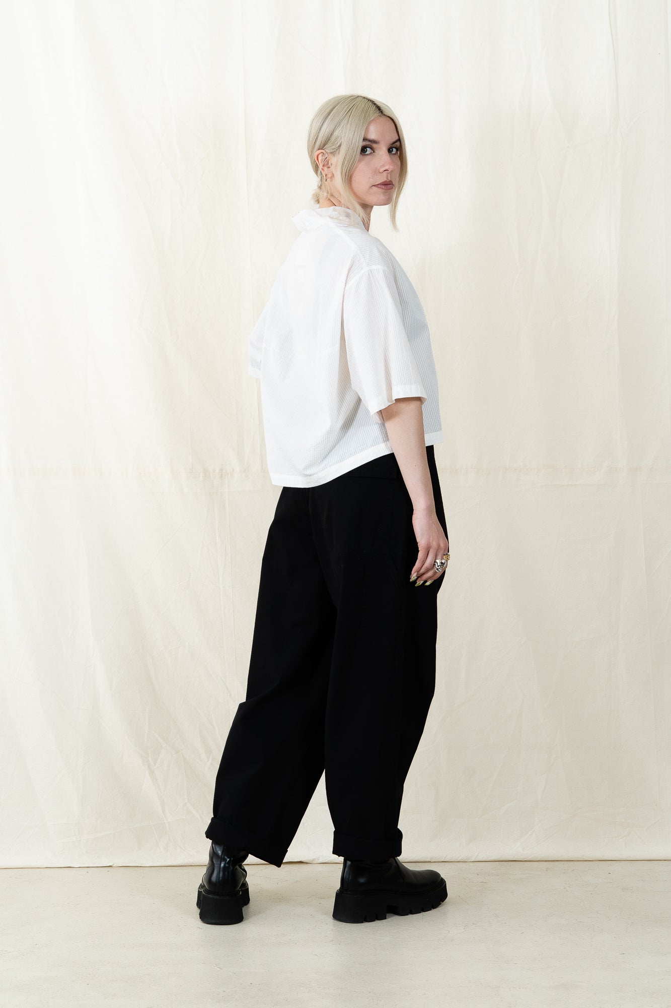 Girls of Dust Stripe Sucker Toku Top
