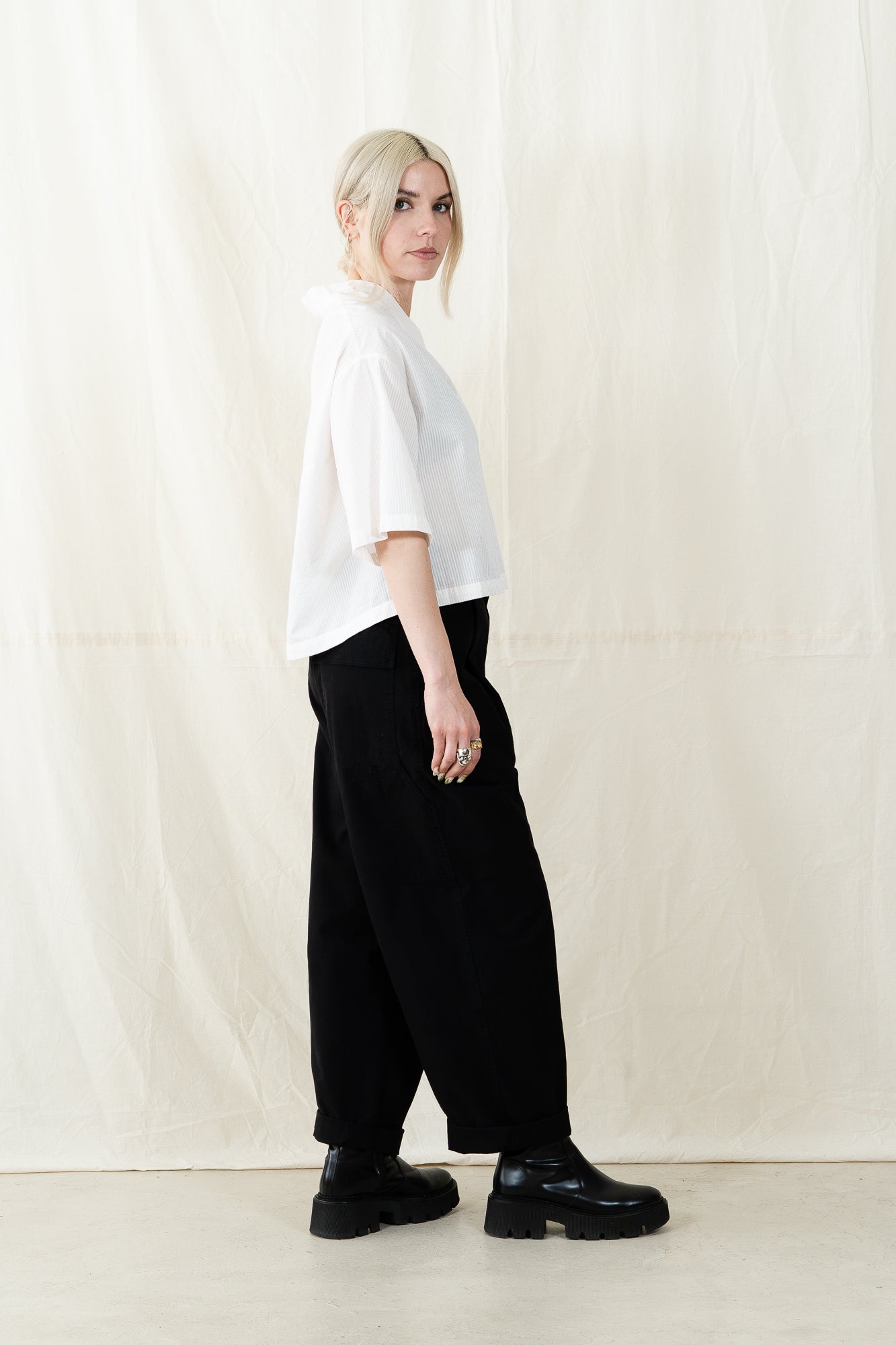 Girls of Dust Stripe Sucker Toku Top