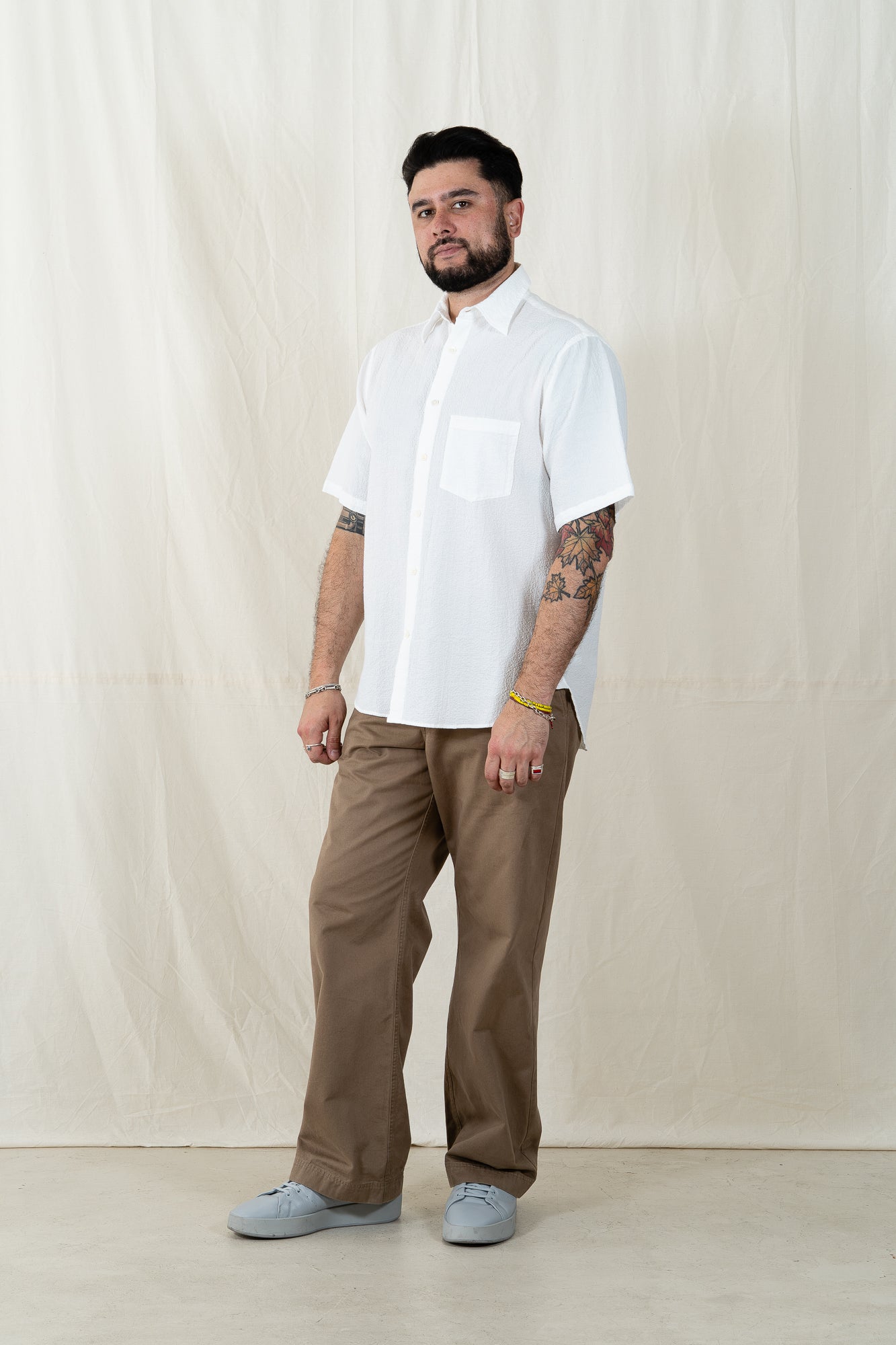 C.O.F. Studio S/S Seersucker Shirt