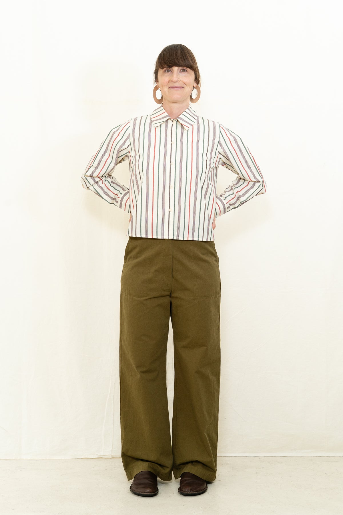 Thinking MU Multicolor Striped Duna Blouse