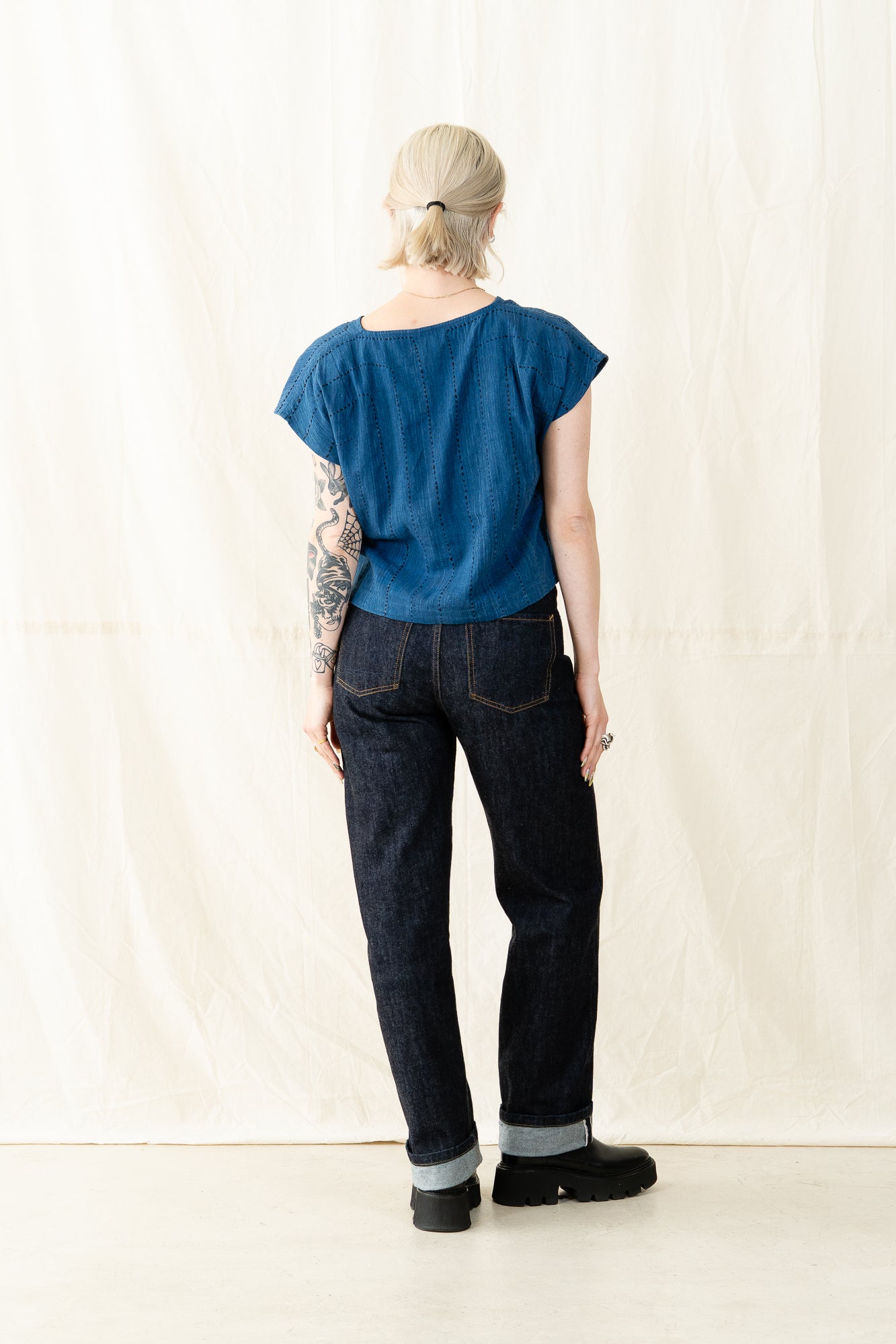 Nymane Hand Embroidered Easy Tee