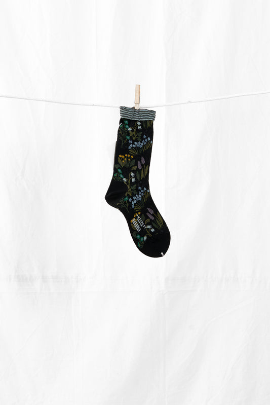 Antipast Morris' Garden Women's Socks - Black