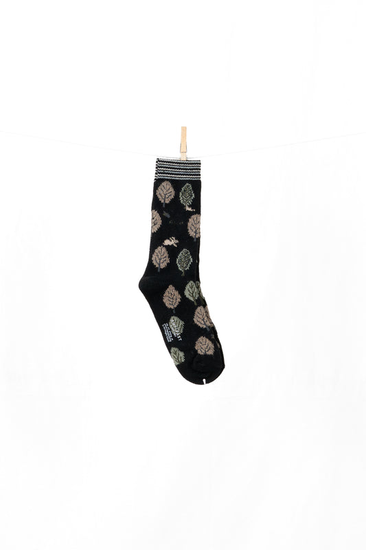 Antipast Where is Rabbit? Women's Socks - Black