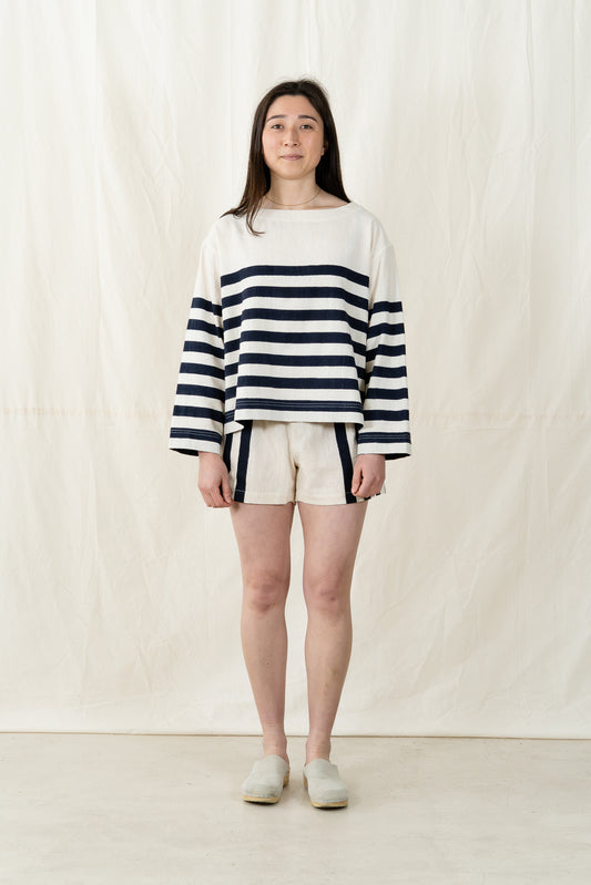 Nymane Carter Block Print Top