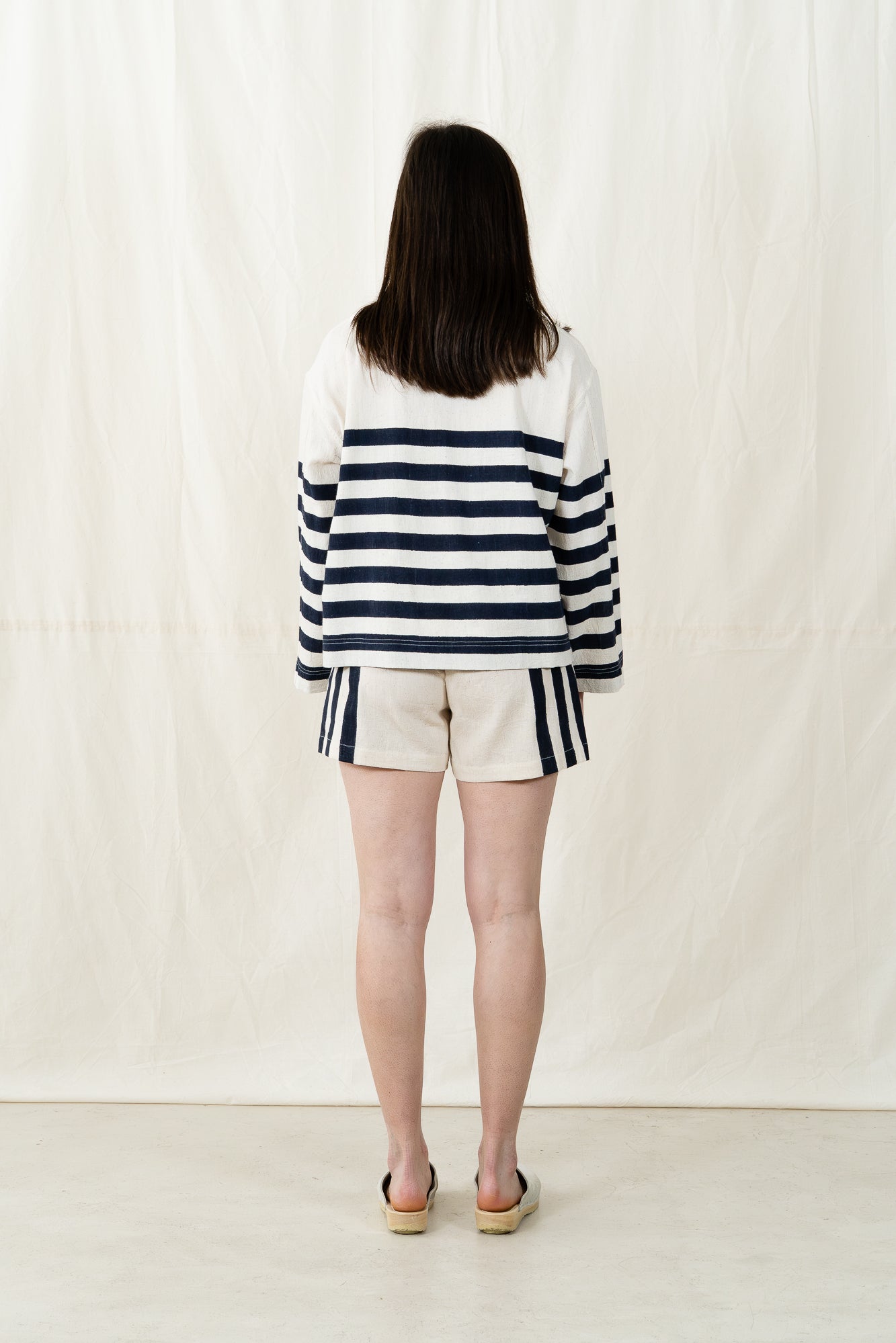 Nymane Cabana Block Print Short
