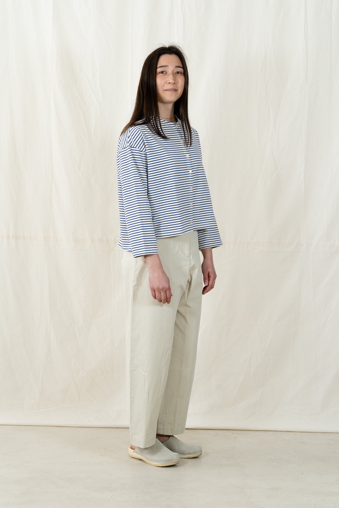 V::Room Striped Cardigan