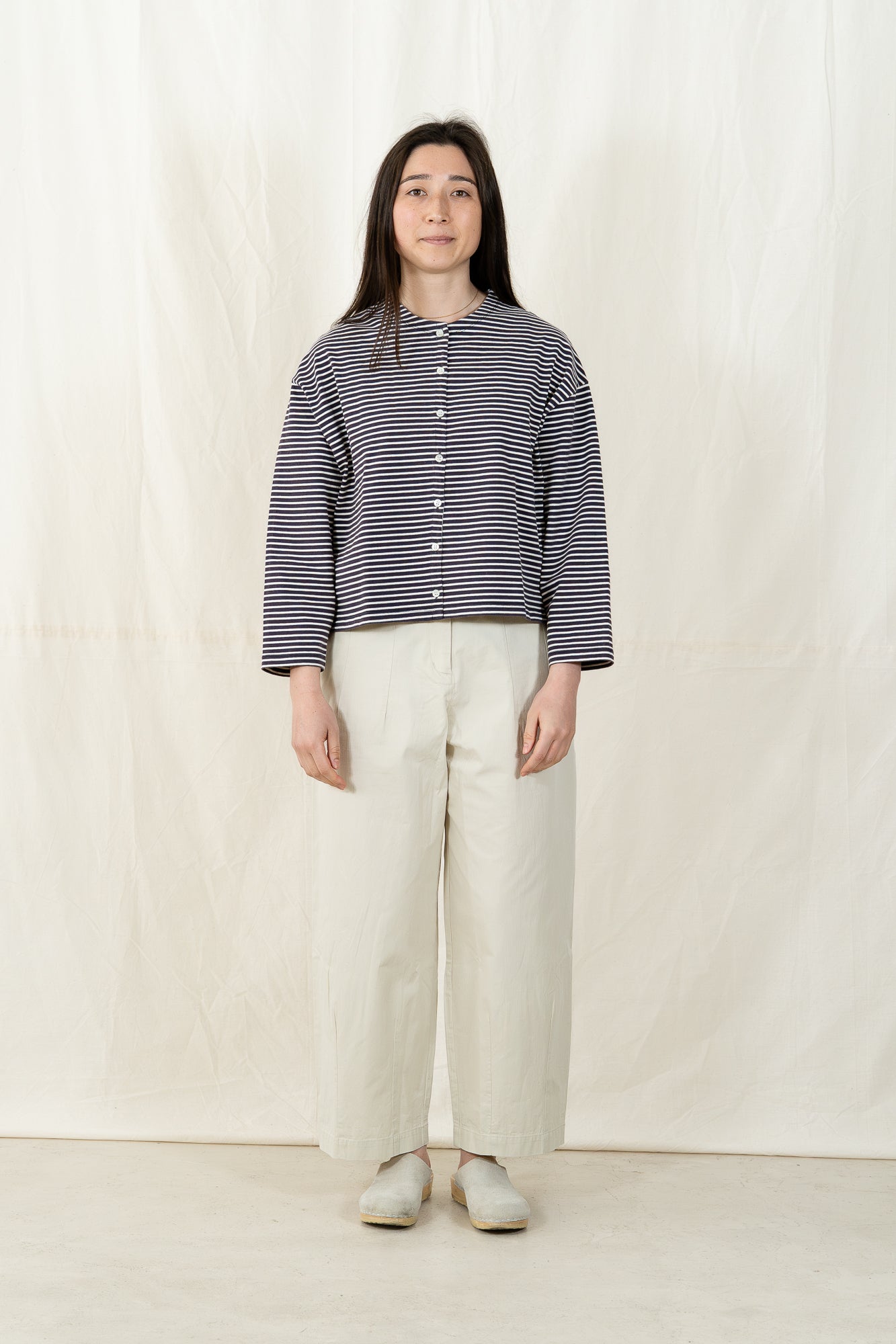 V::Room Striped Cardigan