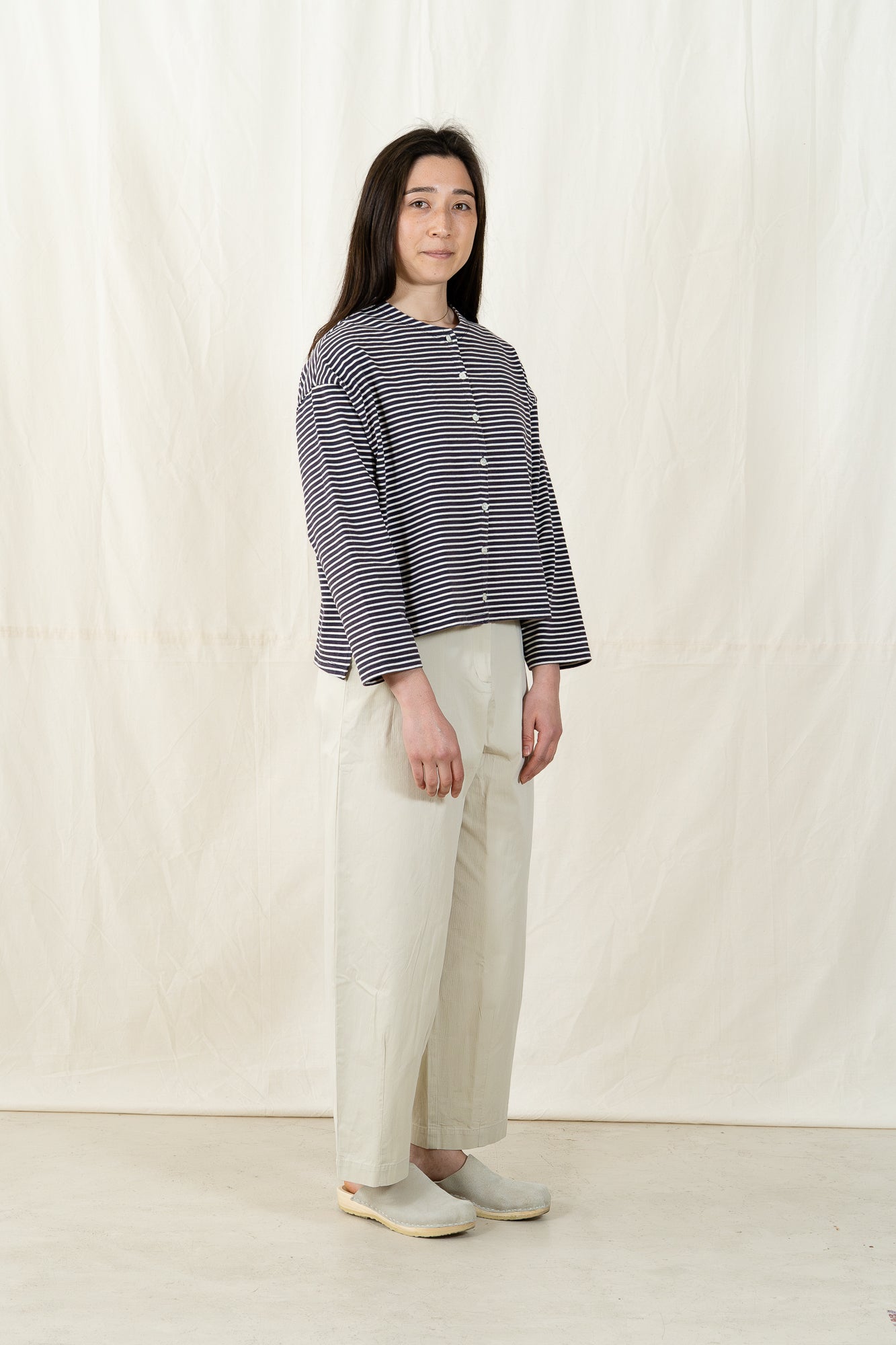V::Room Striped Cardigan