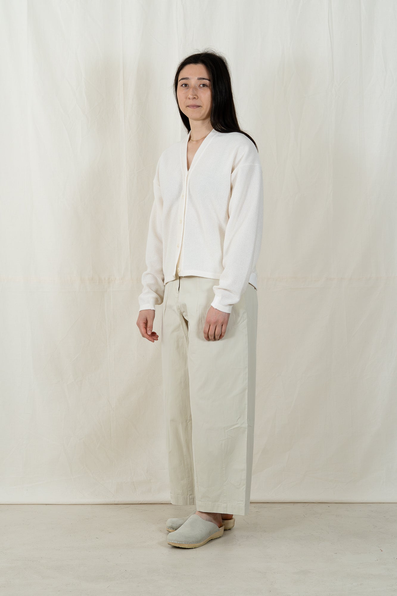 V::Room Cotton Mesh Cardigan