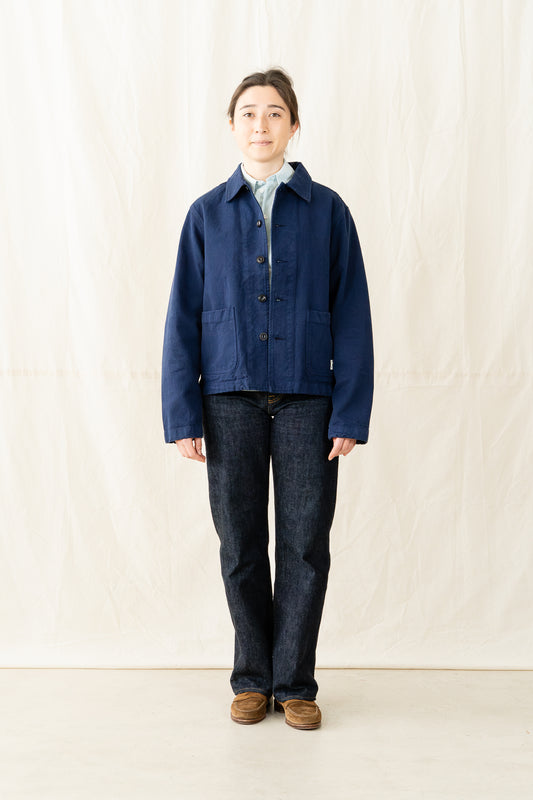 Merz b. Schwanen Cropped Broken Twill Jacket