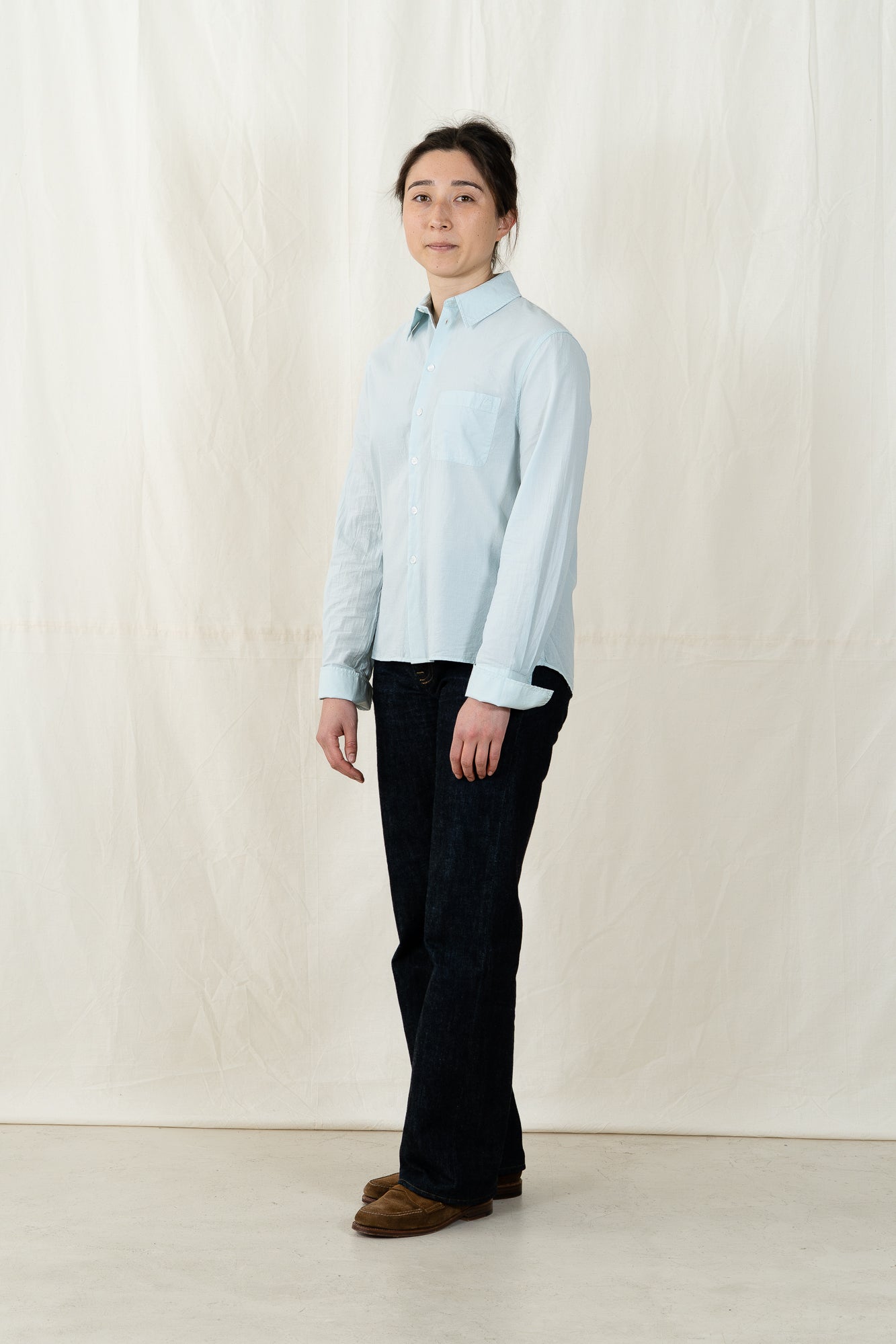 Merz b. Schwanen Women's Poplin Shirt Blouse