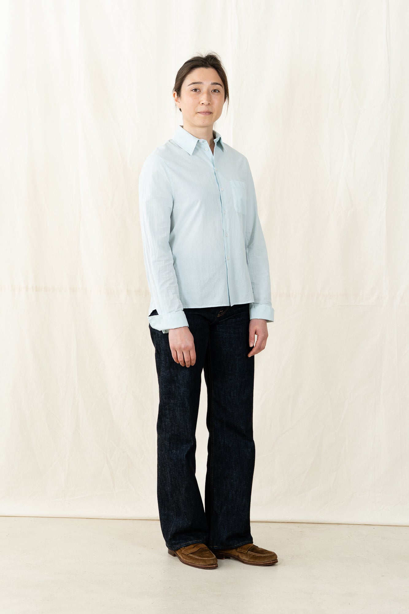 Merz b. Schwanen Women's Poplin Shirt Blouse