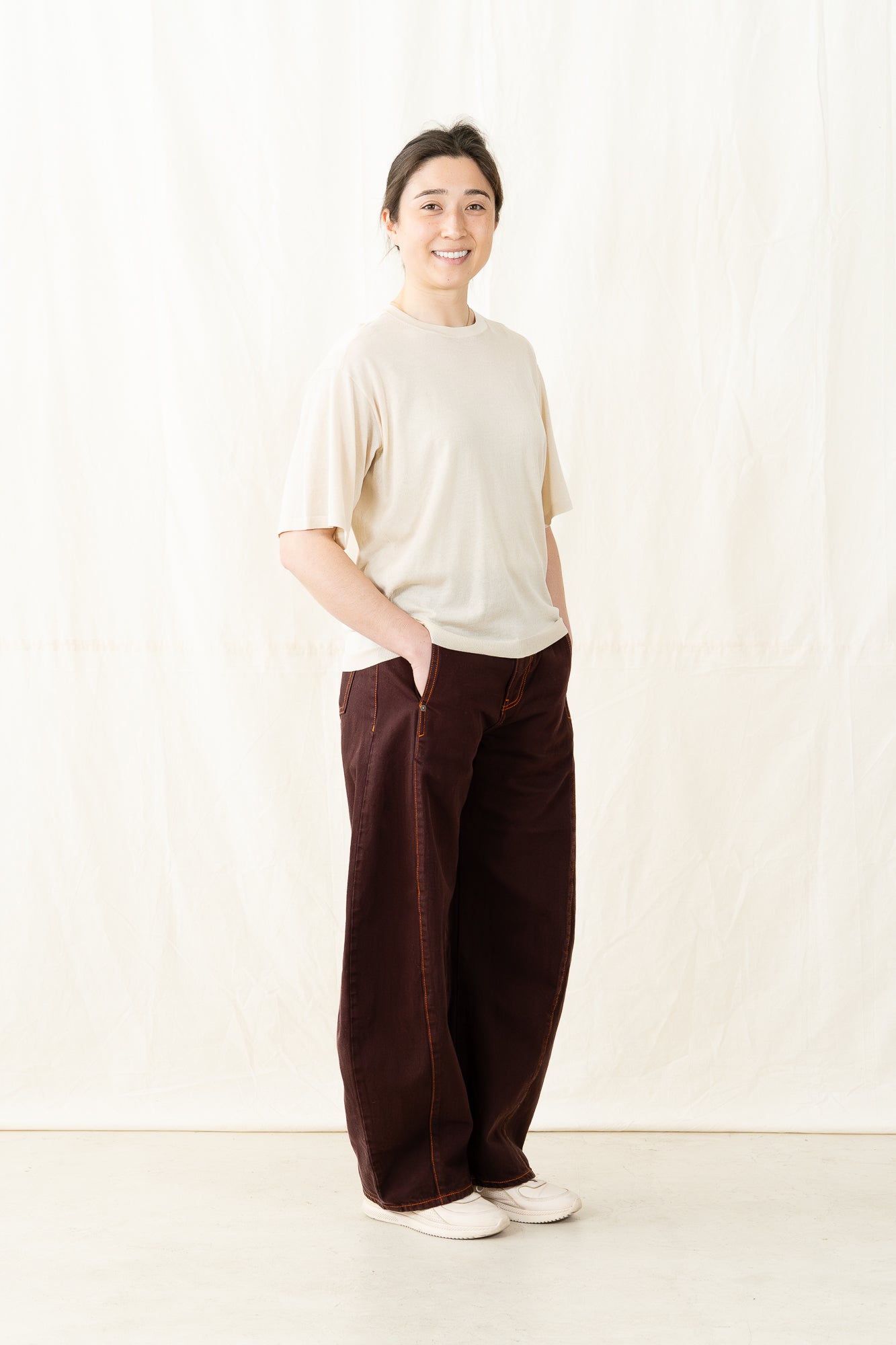 Sayaka Davis Sheer Knit Tee