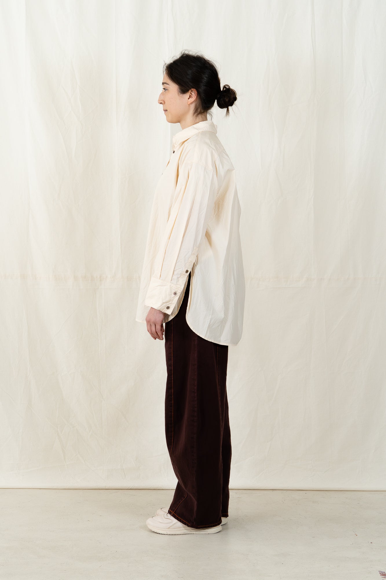 Sayaka Davis Crinkled Oversized Shirt