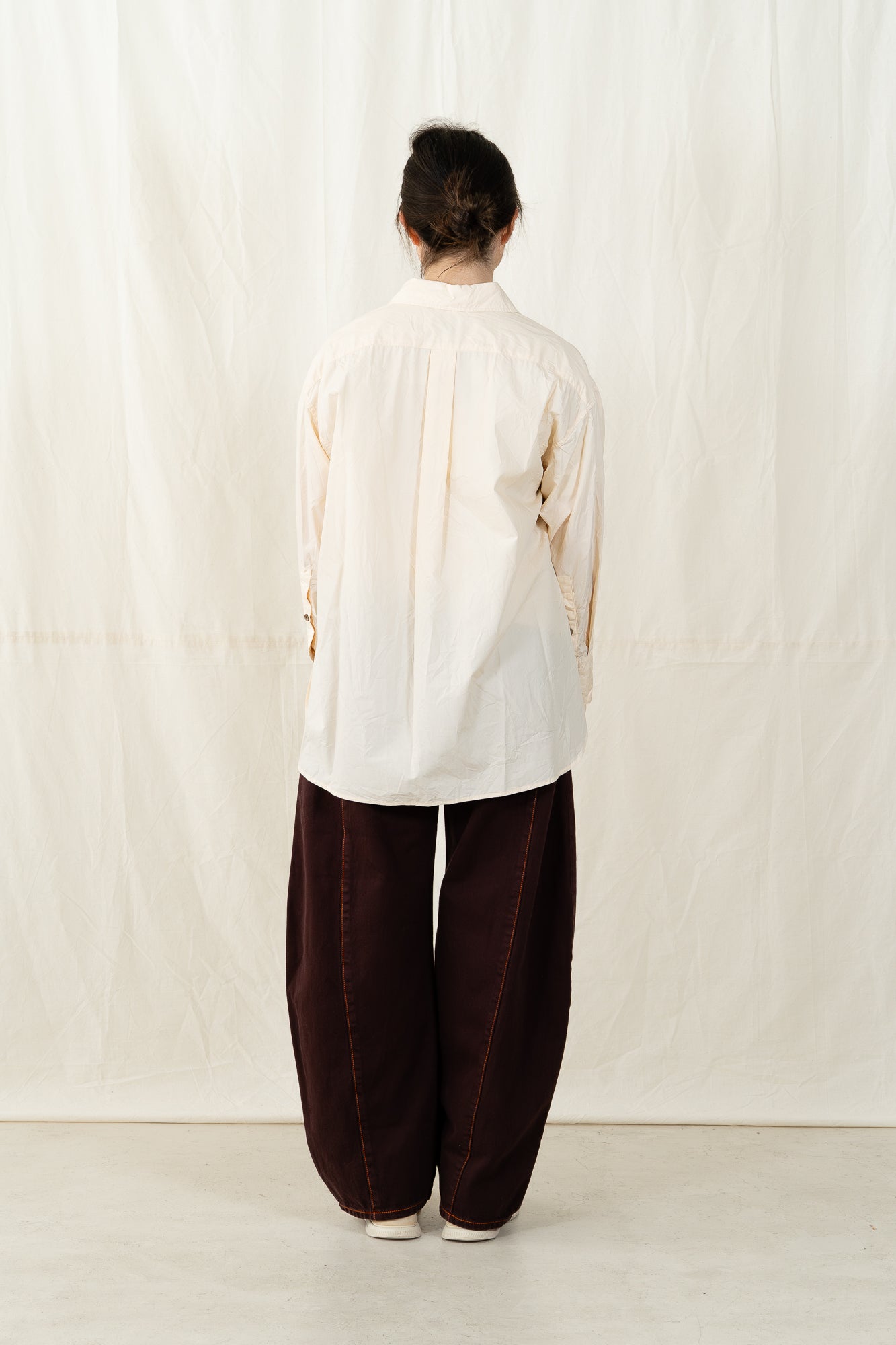 Sayaka Davis Crinkled Oversized Shirt