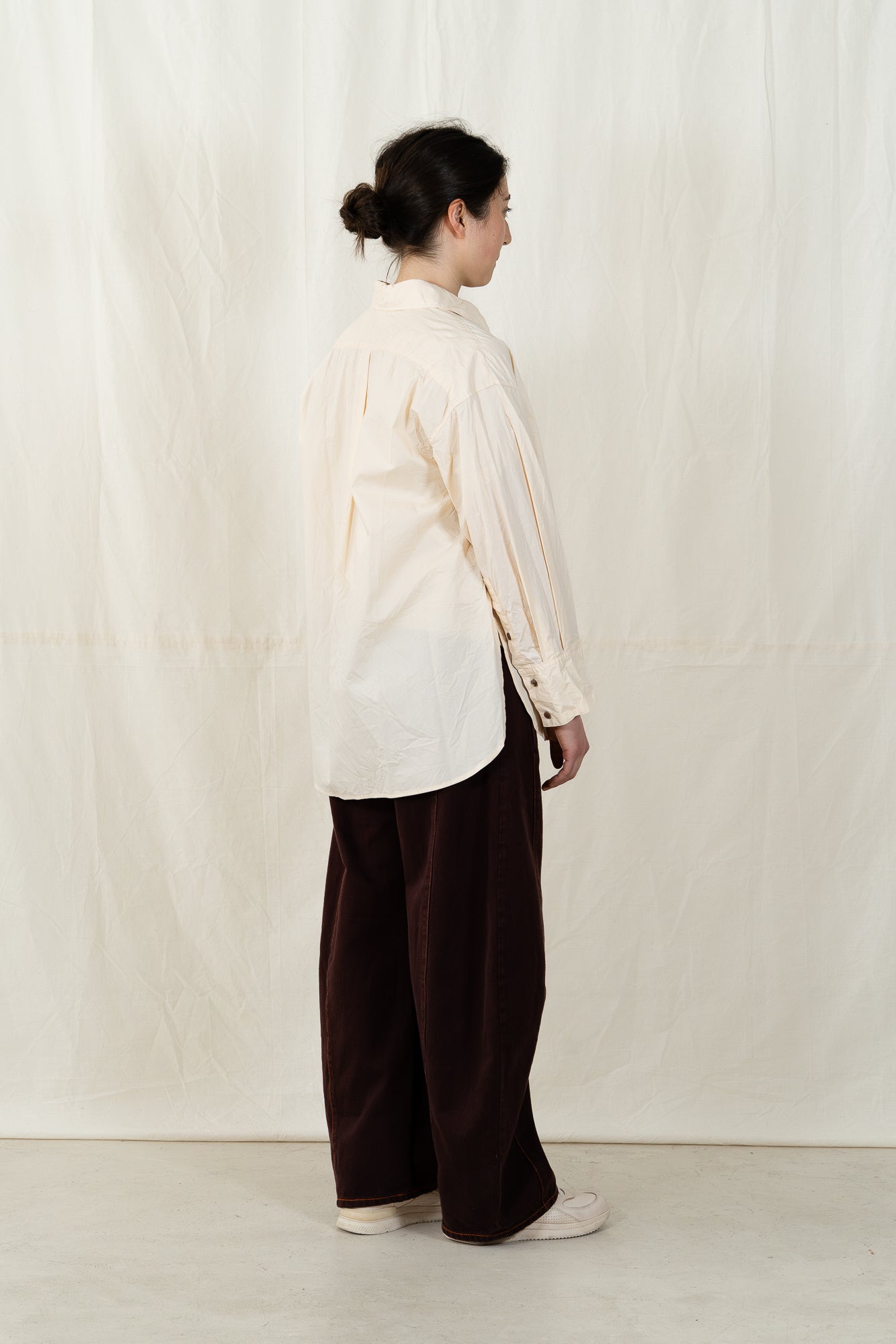 Sayaka Davis Crinkled Oversized Shirt