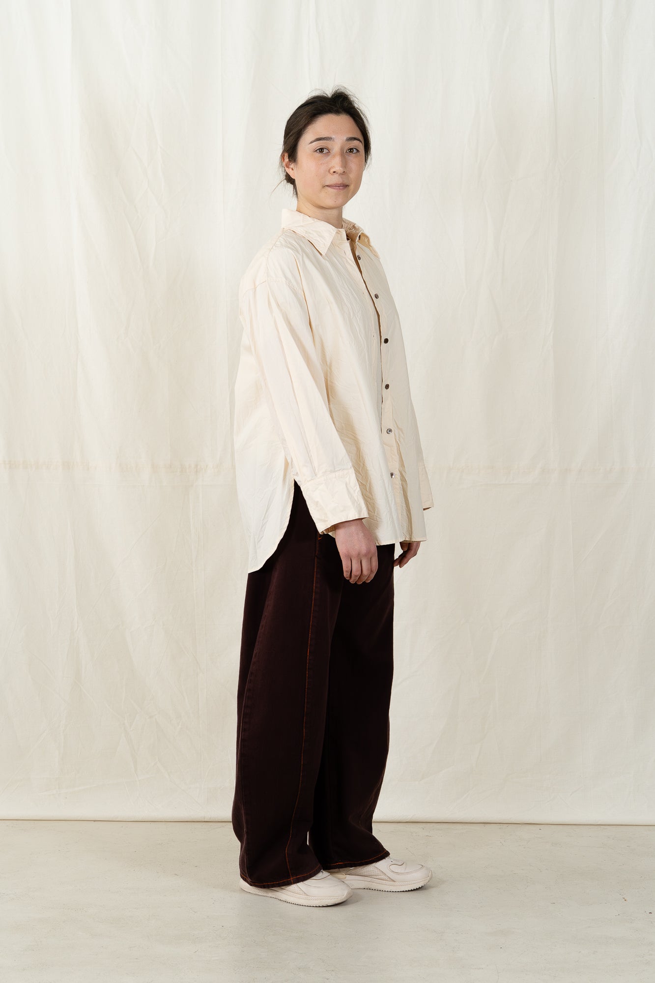 Sayaka Davis Crinkled Oversized Shirt