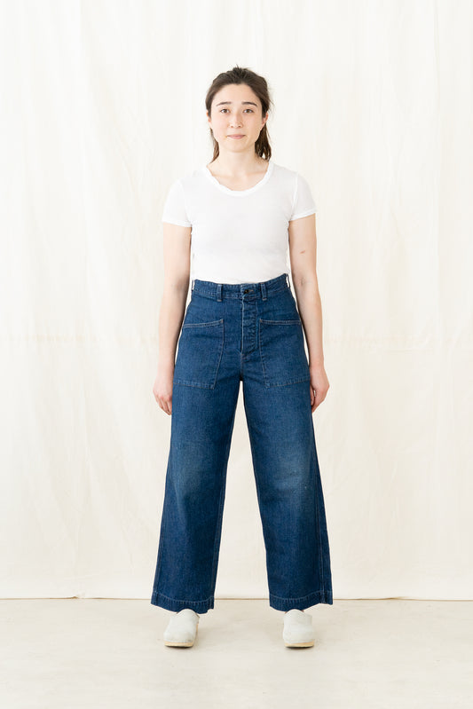 Chimala US Navy Unisex Denim Trousers