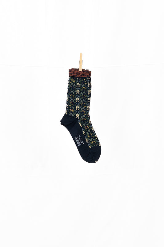 Antipast Wallflower Women's Socks-Navy