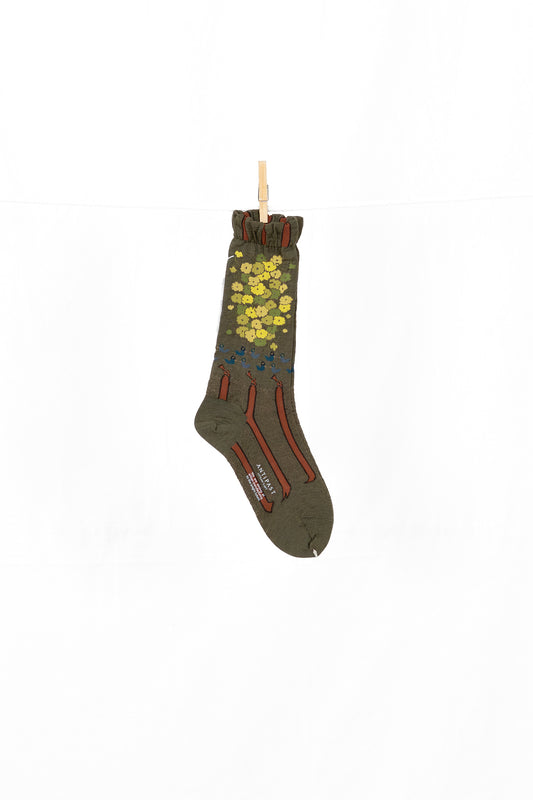 Antipast A Fine Day Women's Socks-Khaki