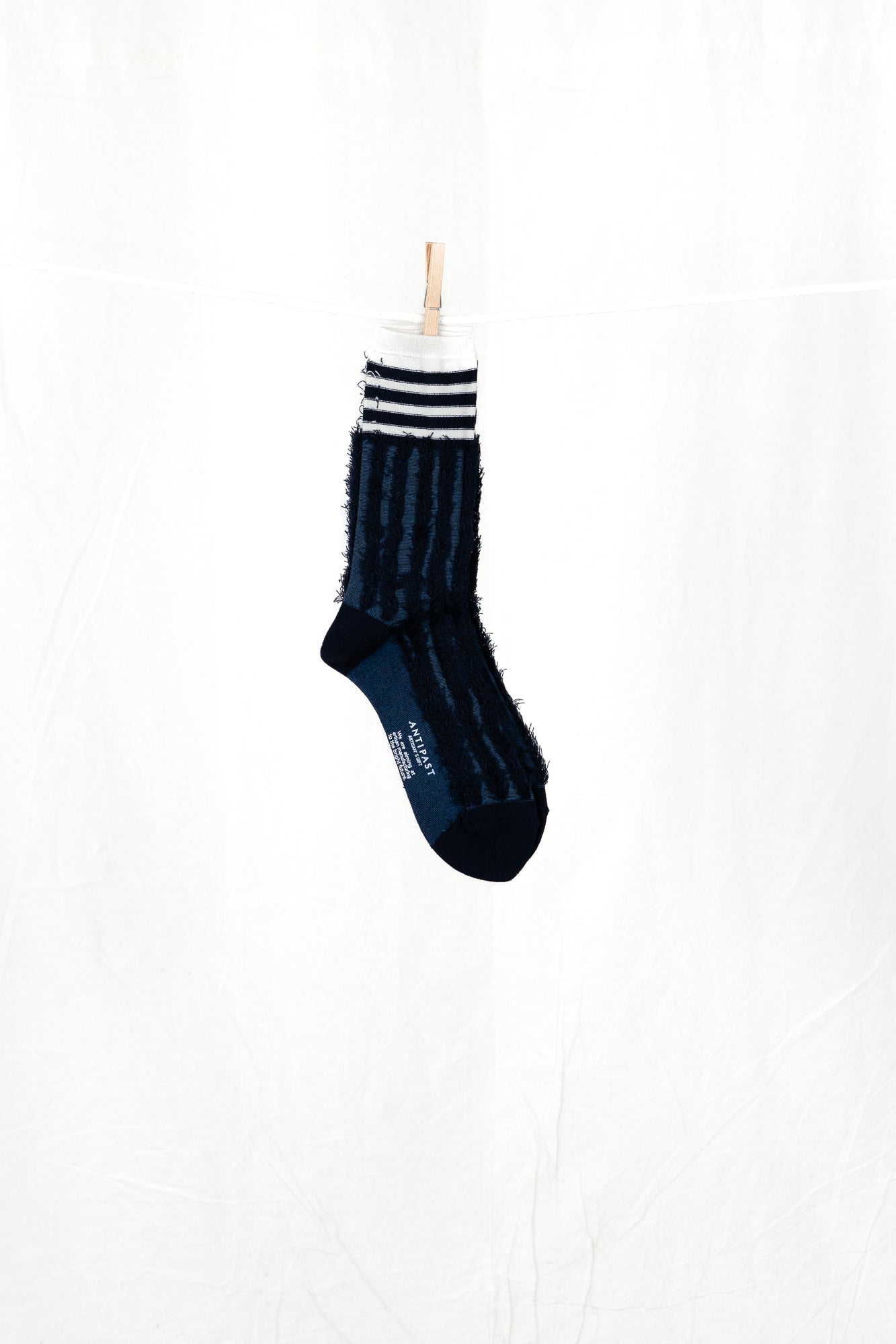 Antipast Stripe and Fringe Women's Socks