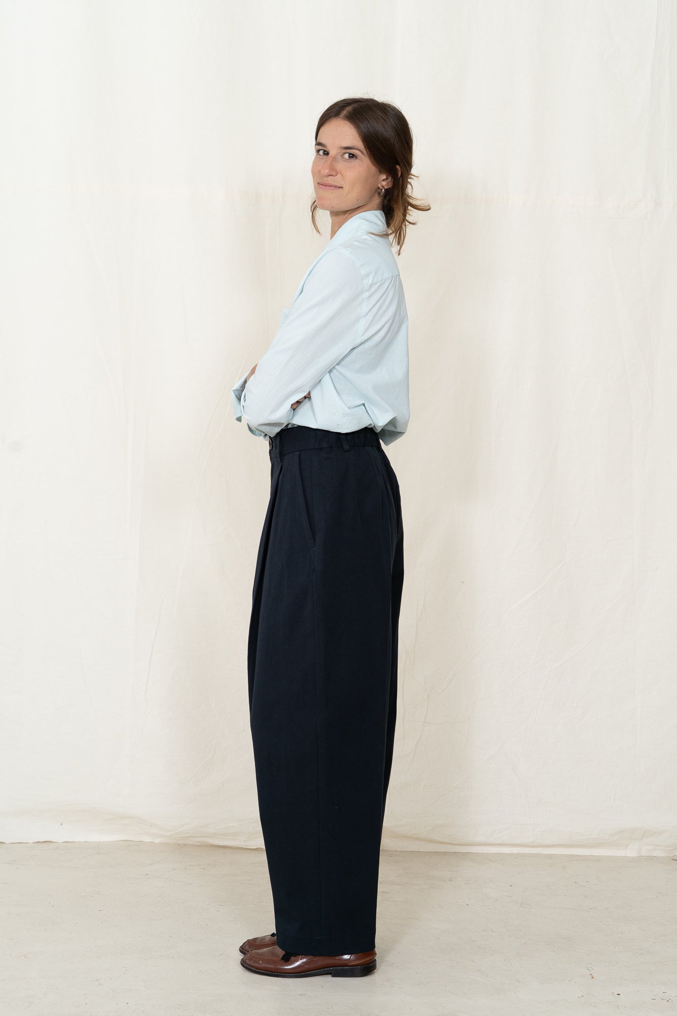 Nicholson & Nicholson Olive Chino Trousers