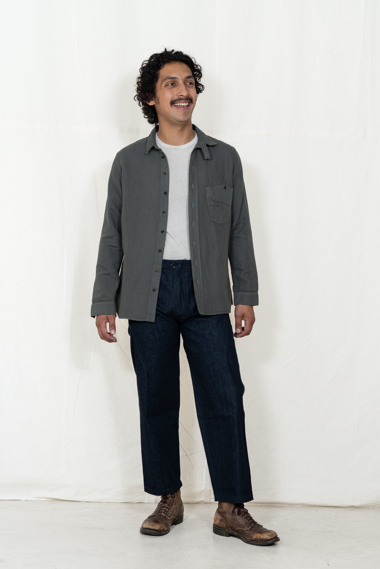 MATiAS Surfari Button Up Shirt in Dust