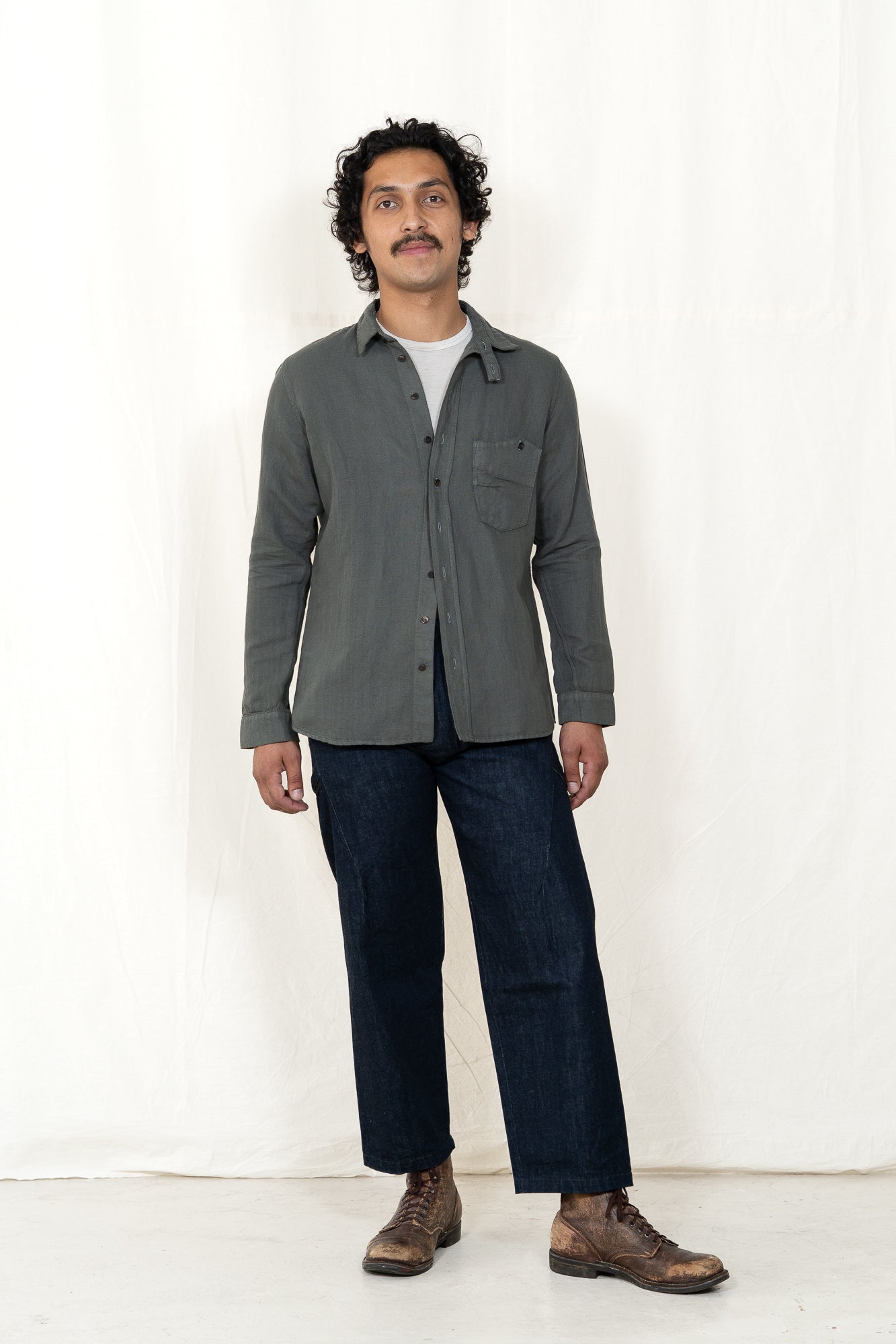 MATiAS Surfari Button Up Shirt in Dust
