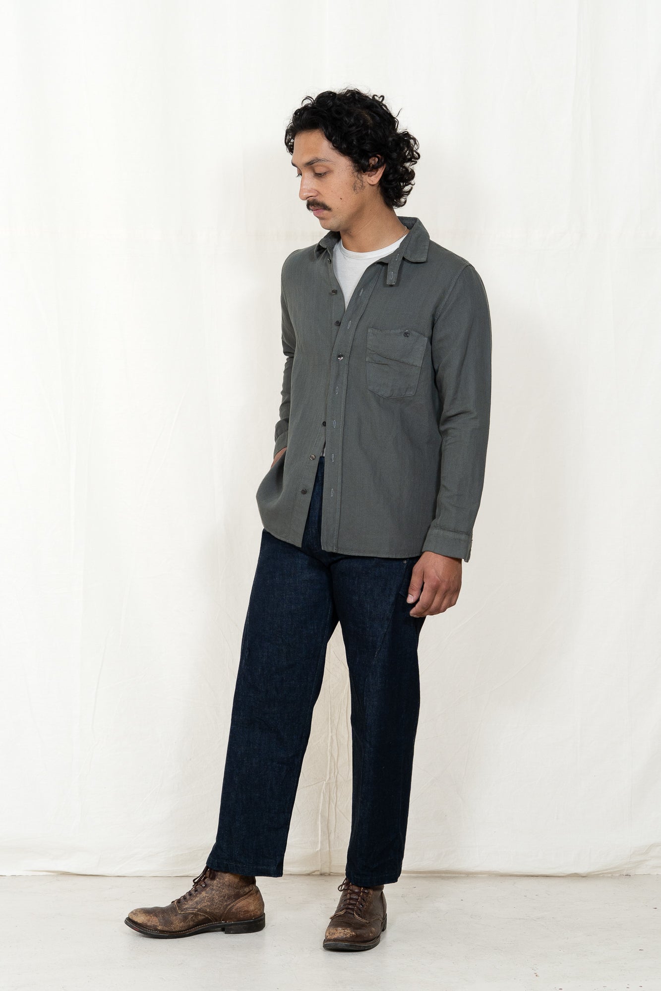 MATiAS Surfari Button Up Shirt in Dust