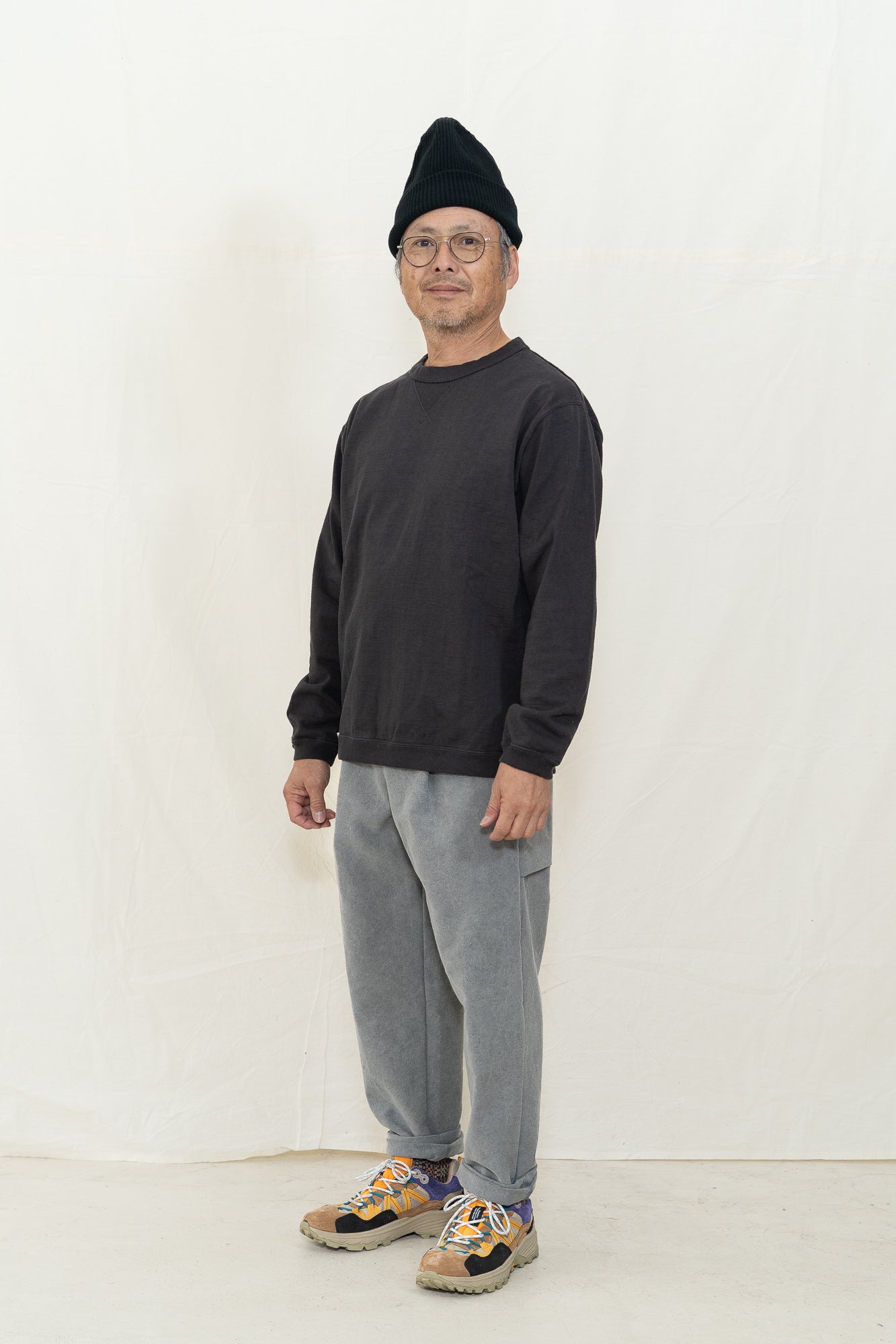 Jackman Dotsume Rib L/S T-Shirt