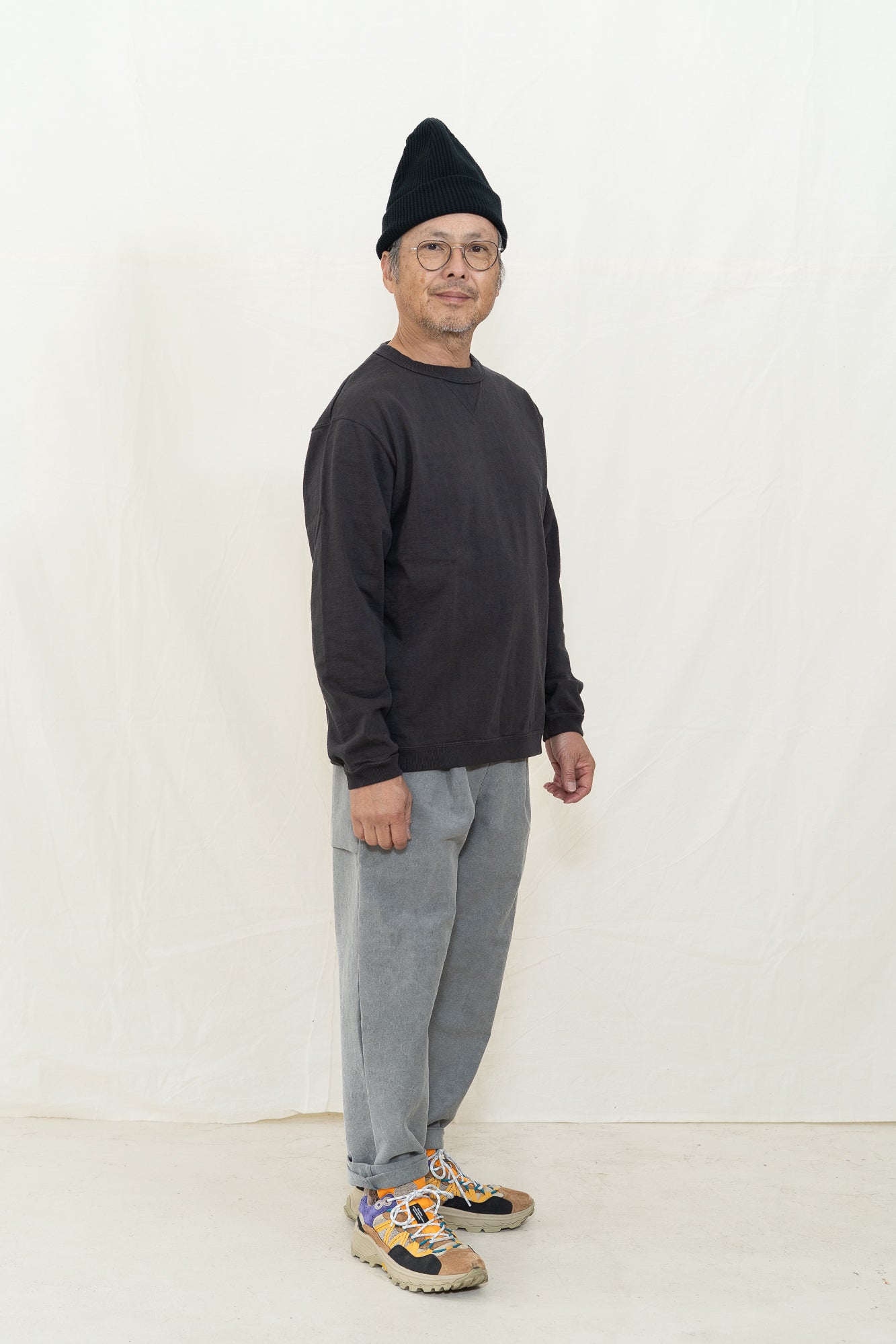 Jackman Dotsume Rib L/S T-Shirt