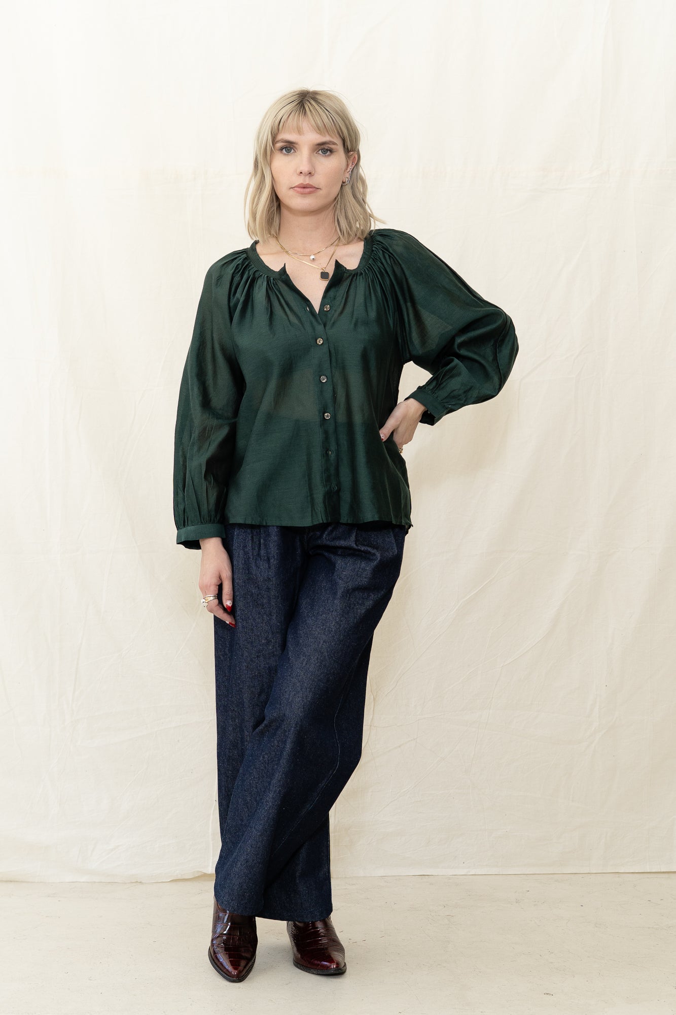 NYMANE LS Hilma Shirt