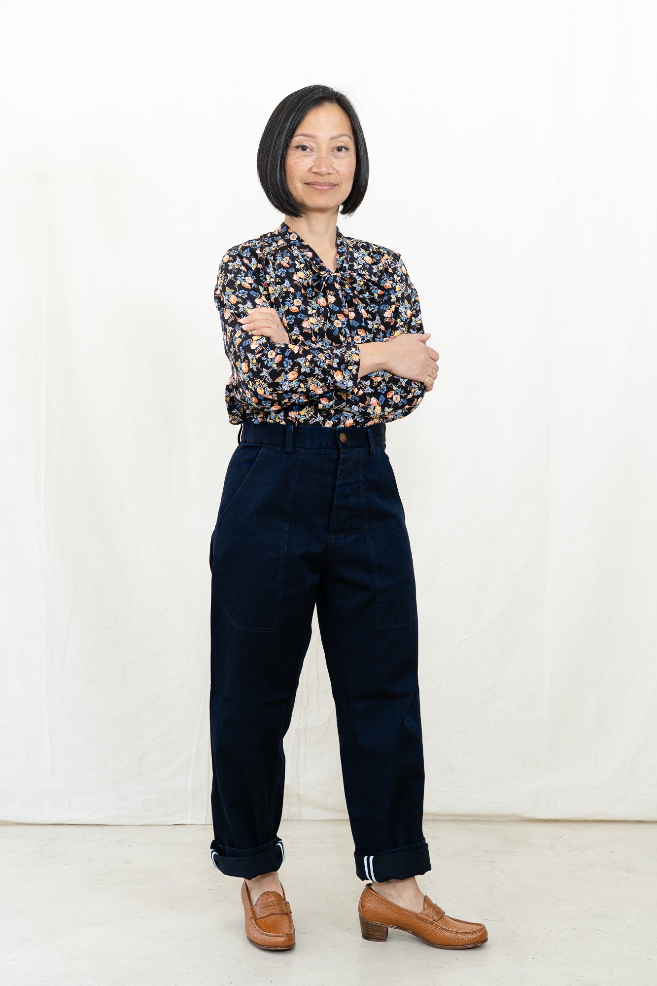 HYE SUN MUN Cotton Garden Pants