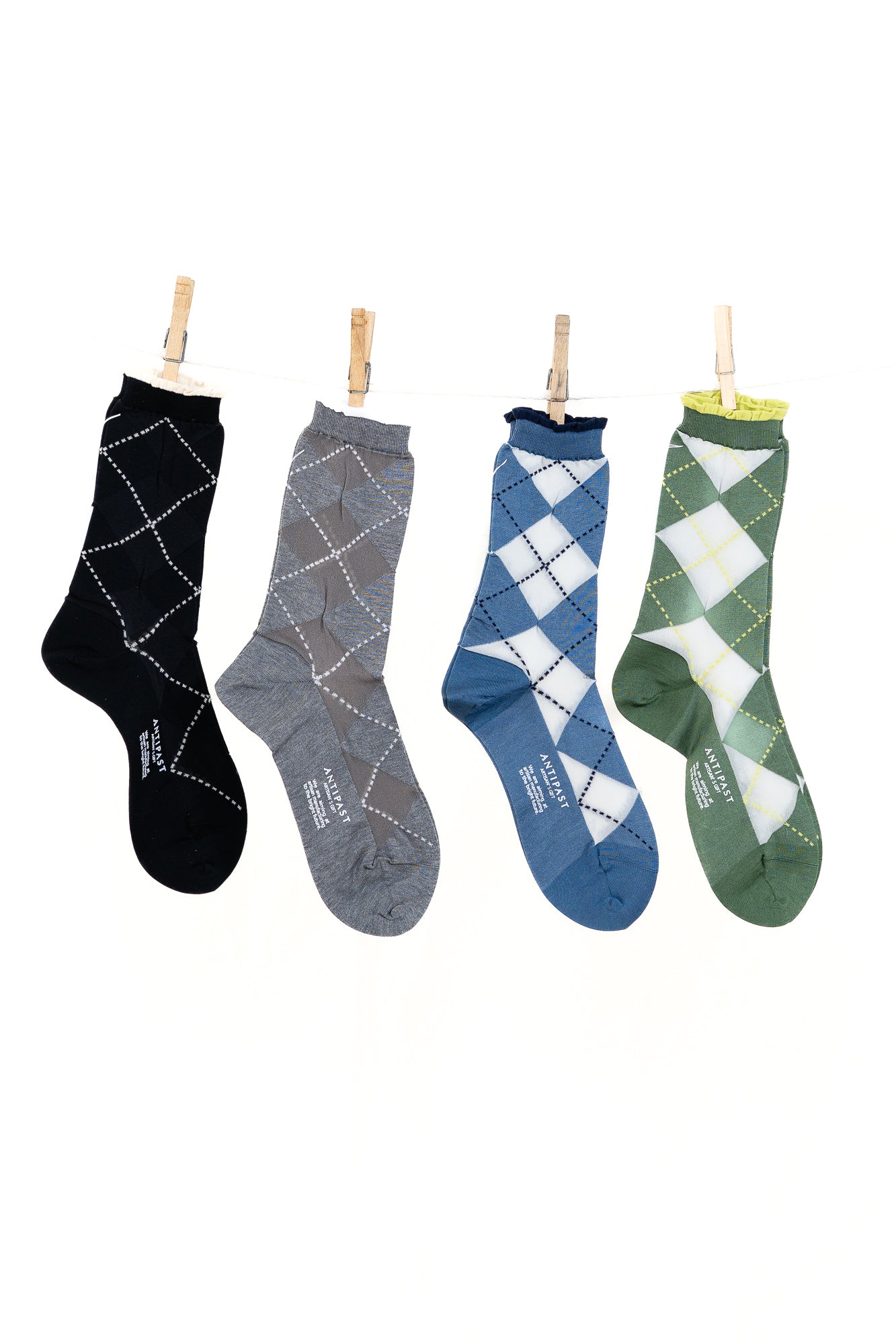 Antipast See Through Argyle Women's Socks Antipast See Through Argyle Women's Socks