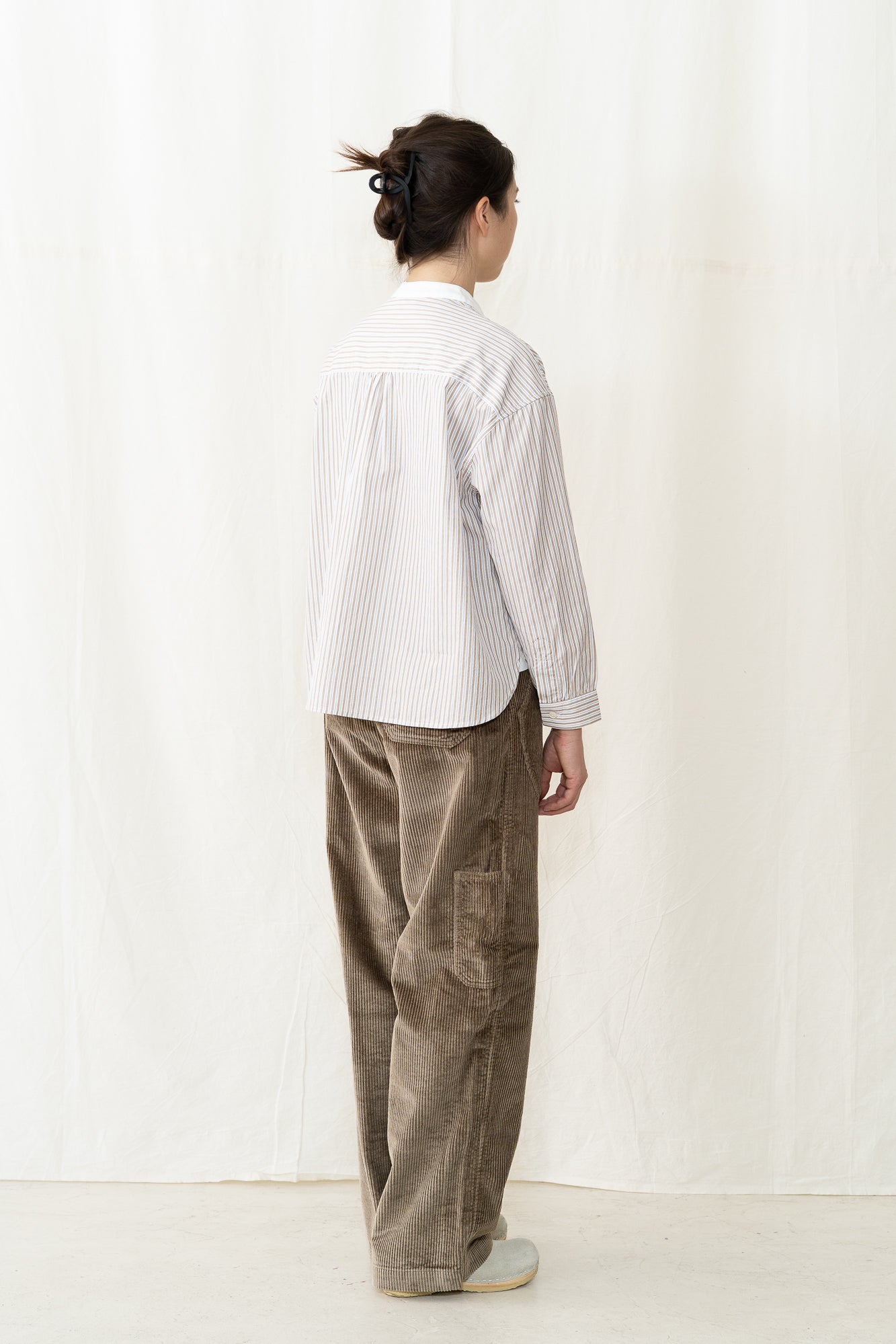 Peppino Peppino Type 185 Native Shirt in Brown Stripe
