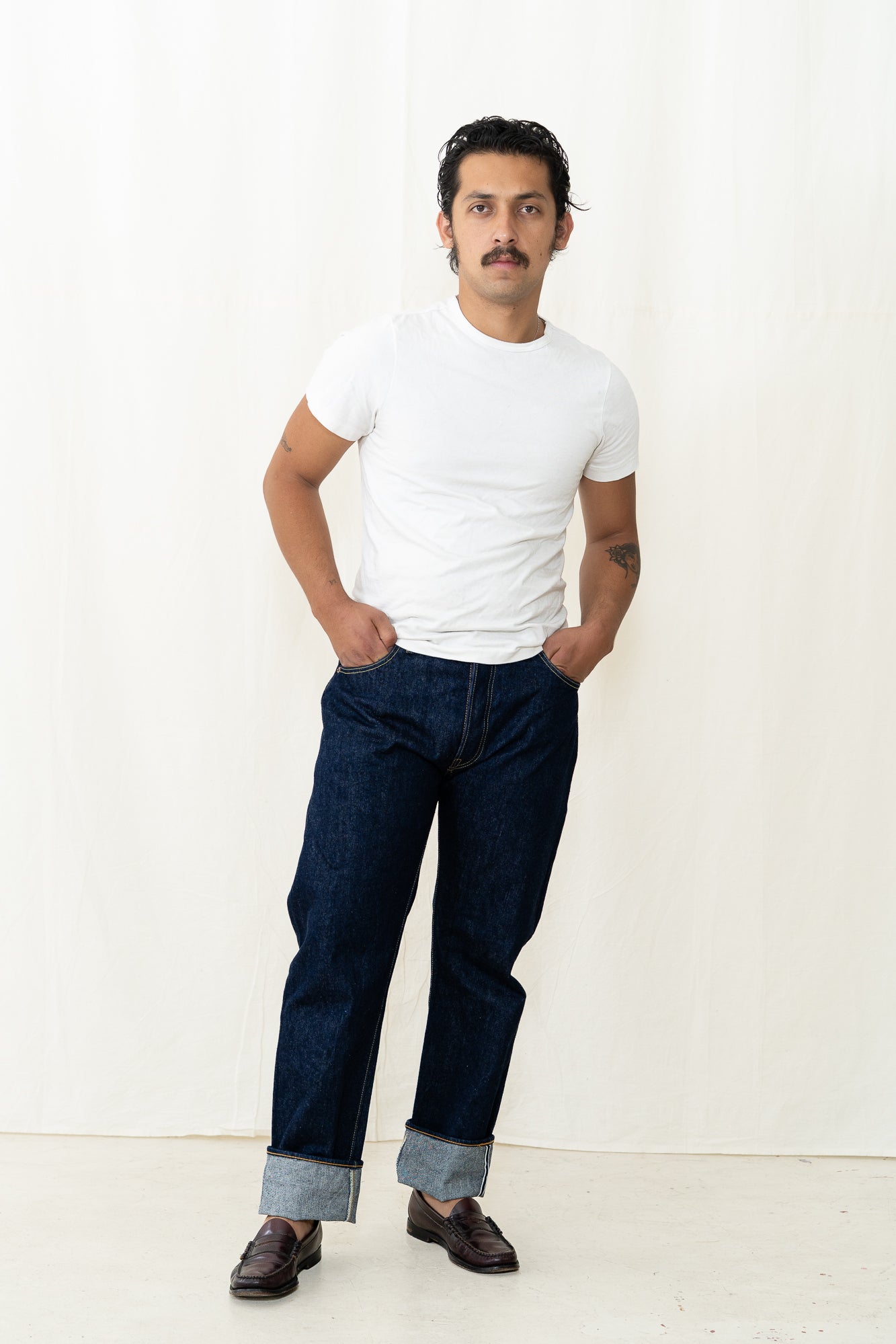 OrSlow 105 Standard Denim Jeans - One Wash