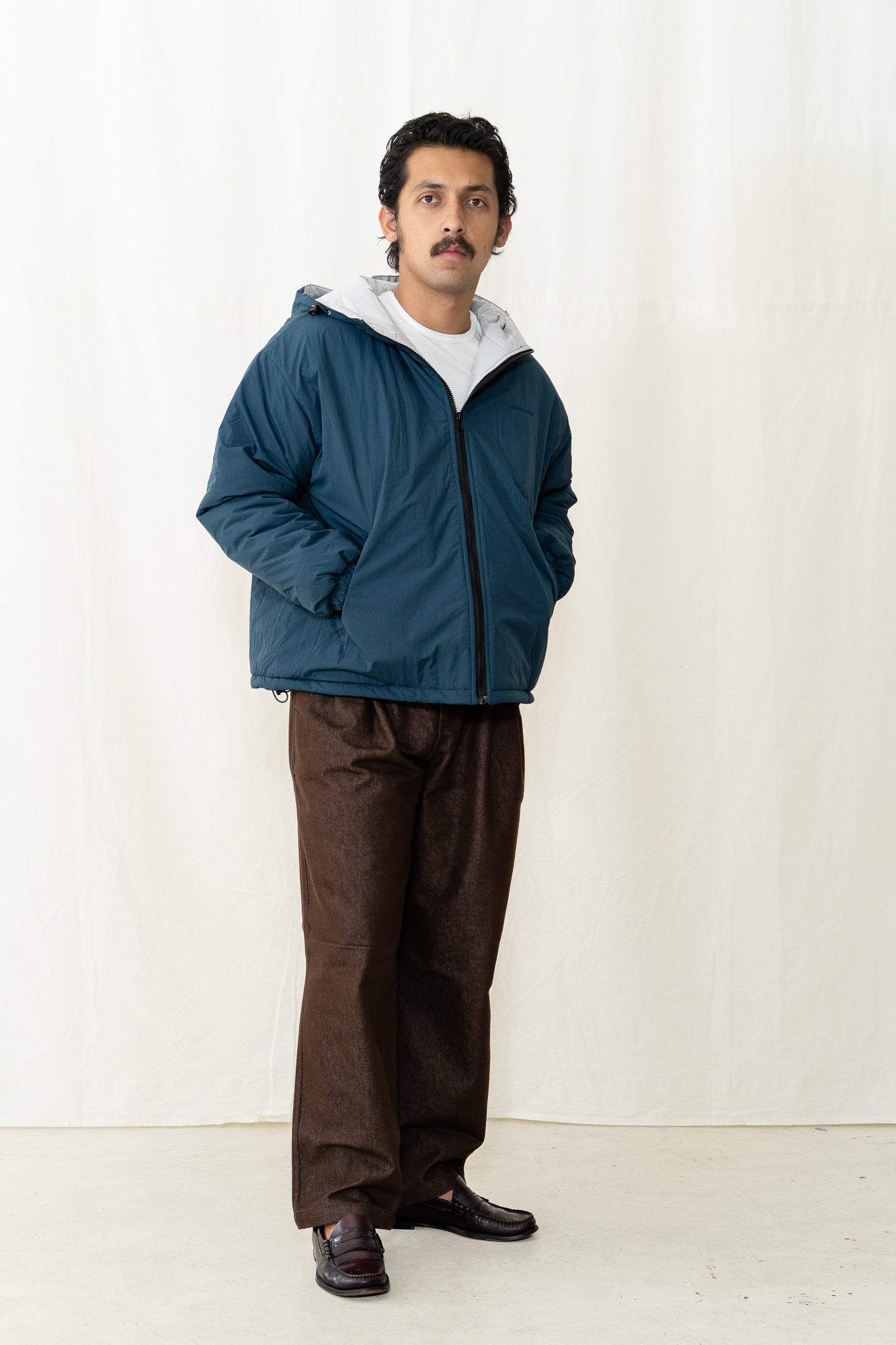 Kappy 3M Sunrise Club Padding Shirt in Blue