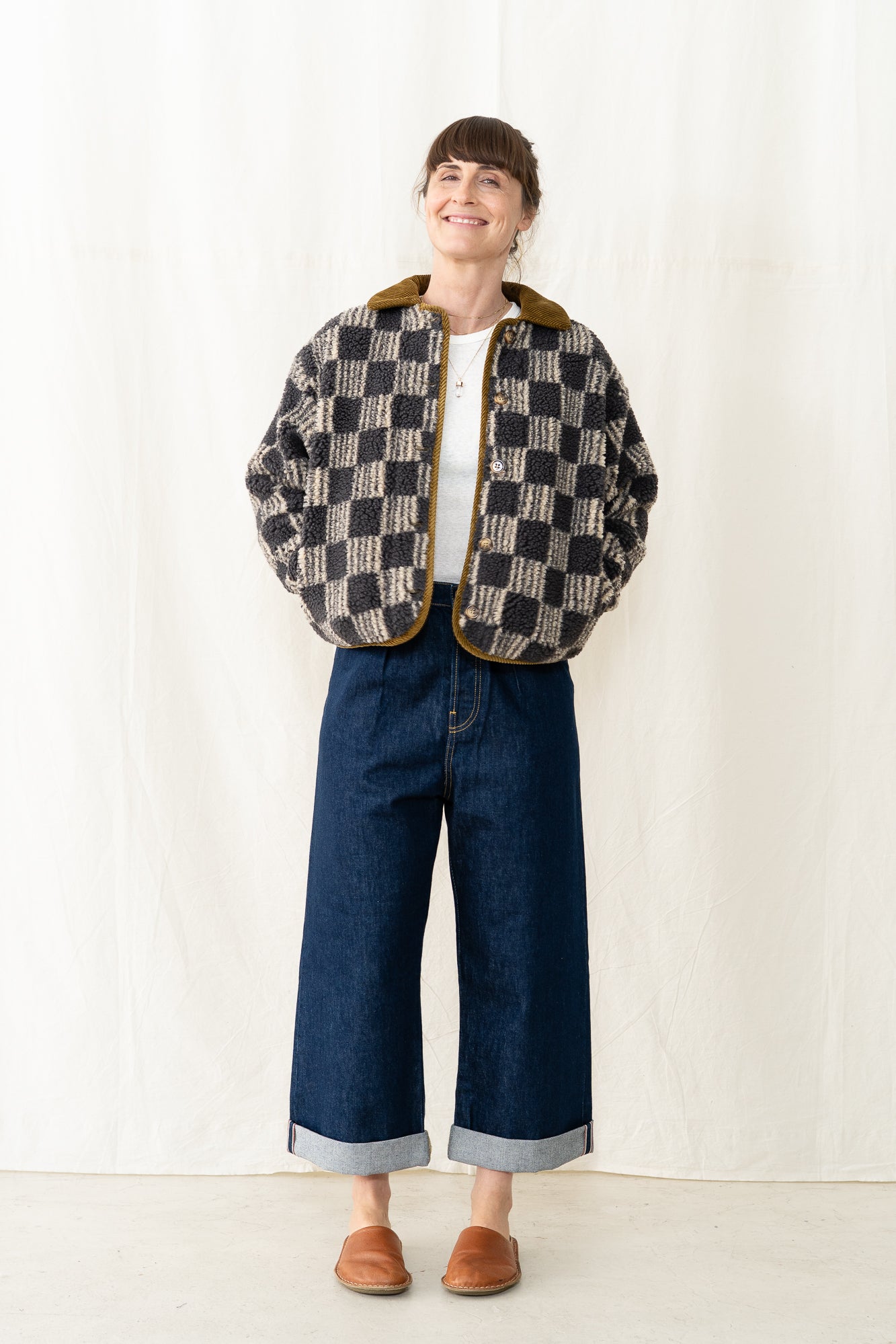 Bobo Choses Almost Moire Sherpa Jacket